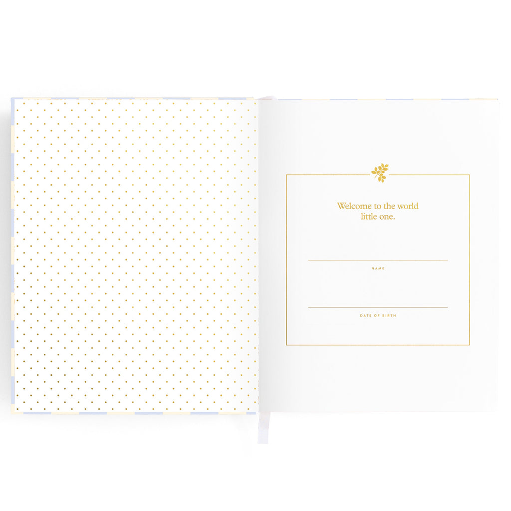 Baby Book Blue Check - 3rd Edition