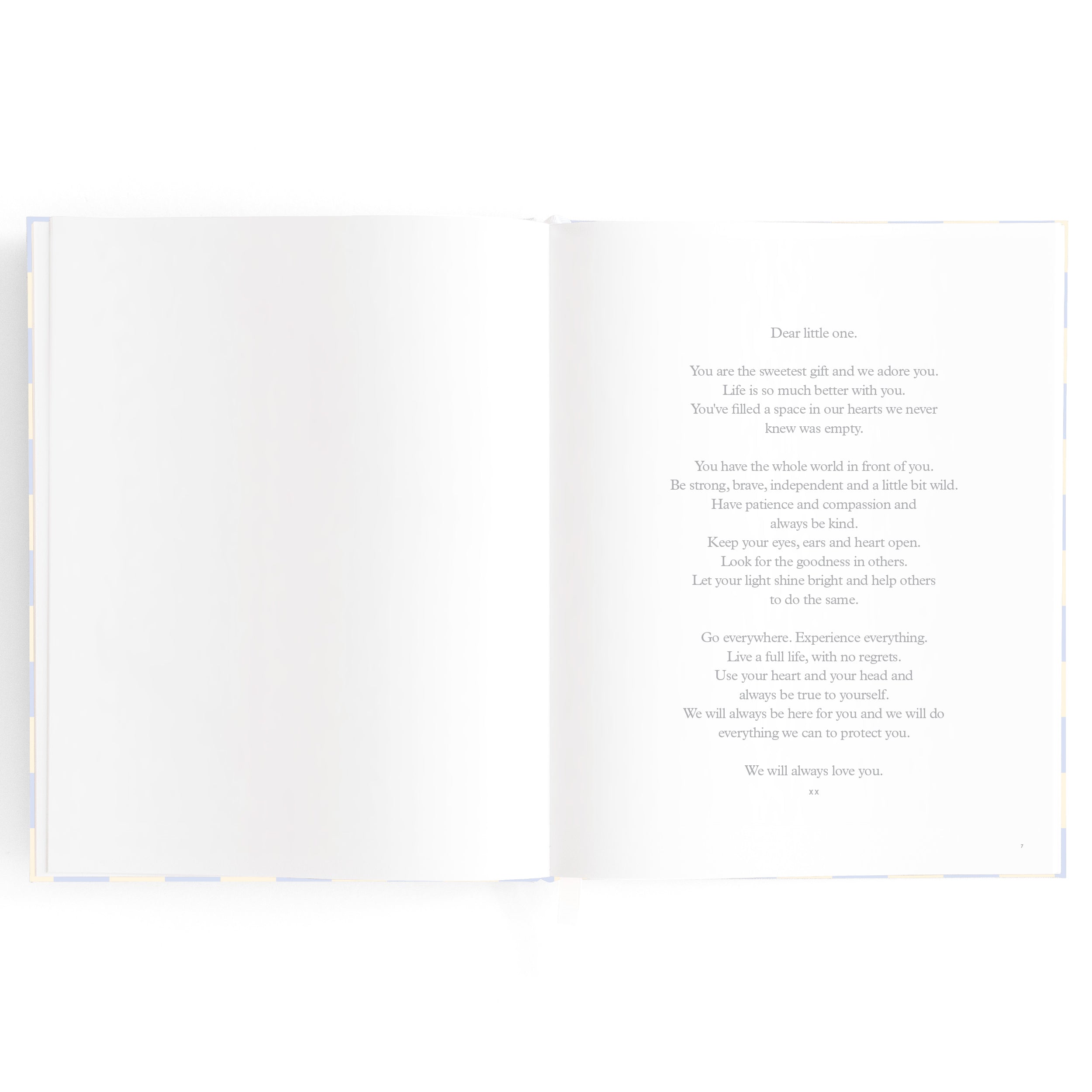 Baby Book Blue Check - 3rd Edition