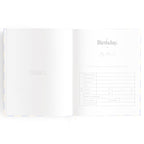 Baby Book Blue Check Boxed - 3rd Edition