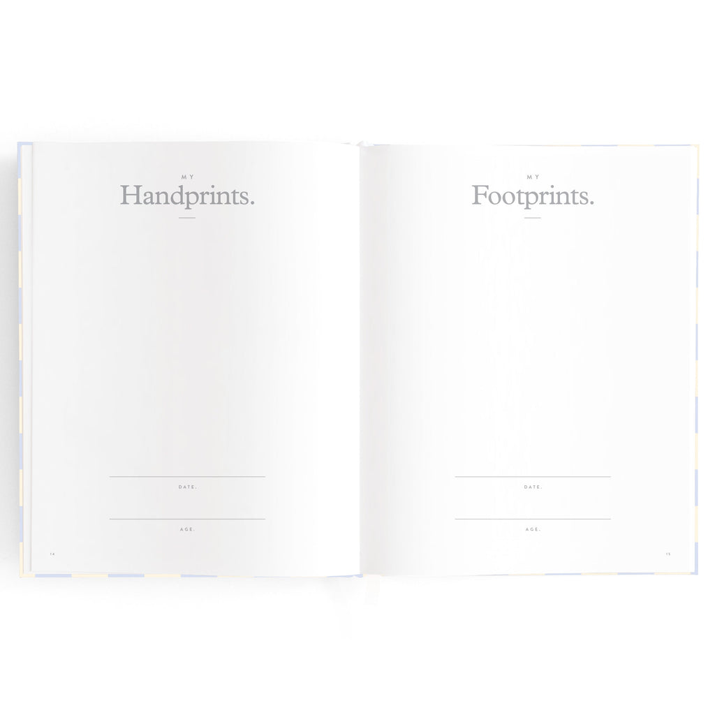 Baby Book Blue Check - 3rd Edition