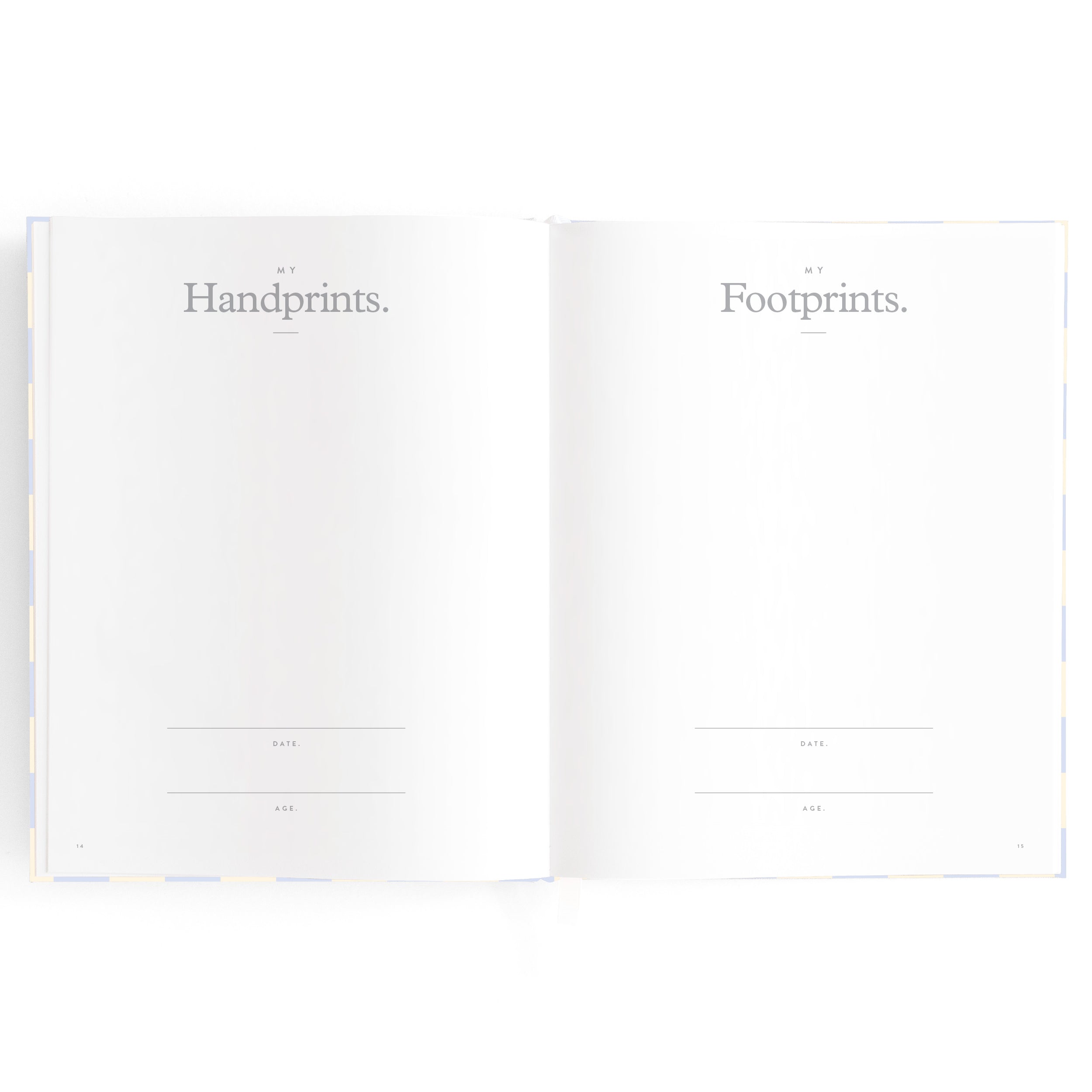 Baby Book Blue Check - 3rd Edition