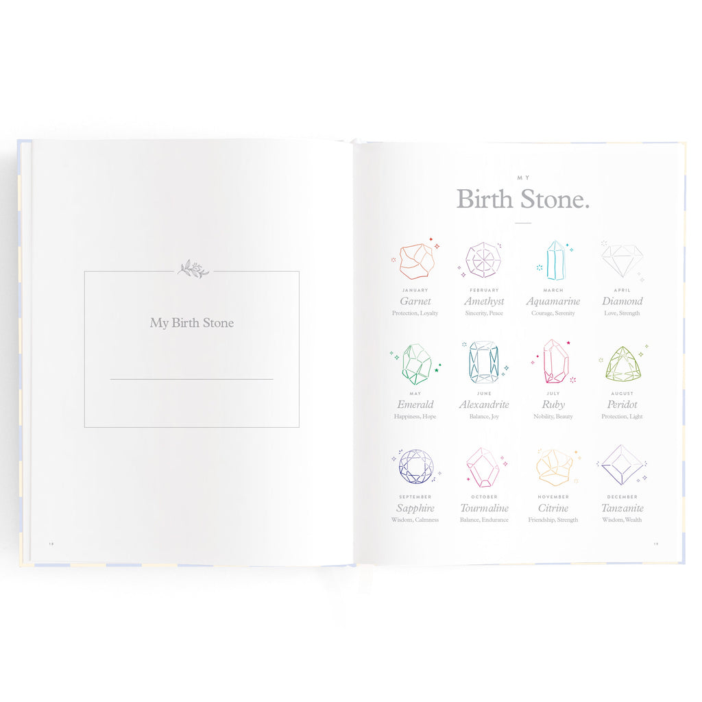 Baby Book Blue Check - SECONDS