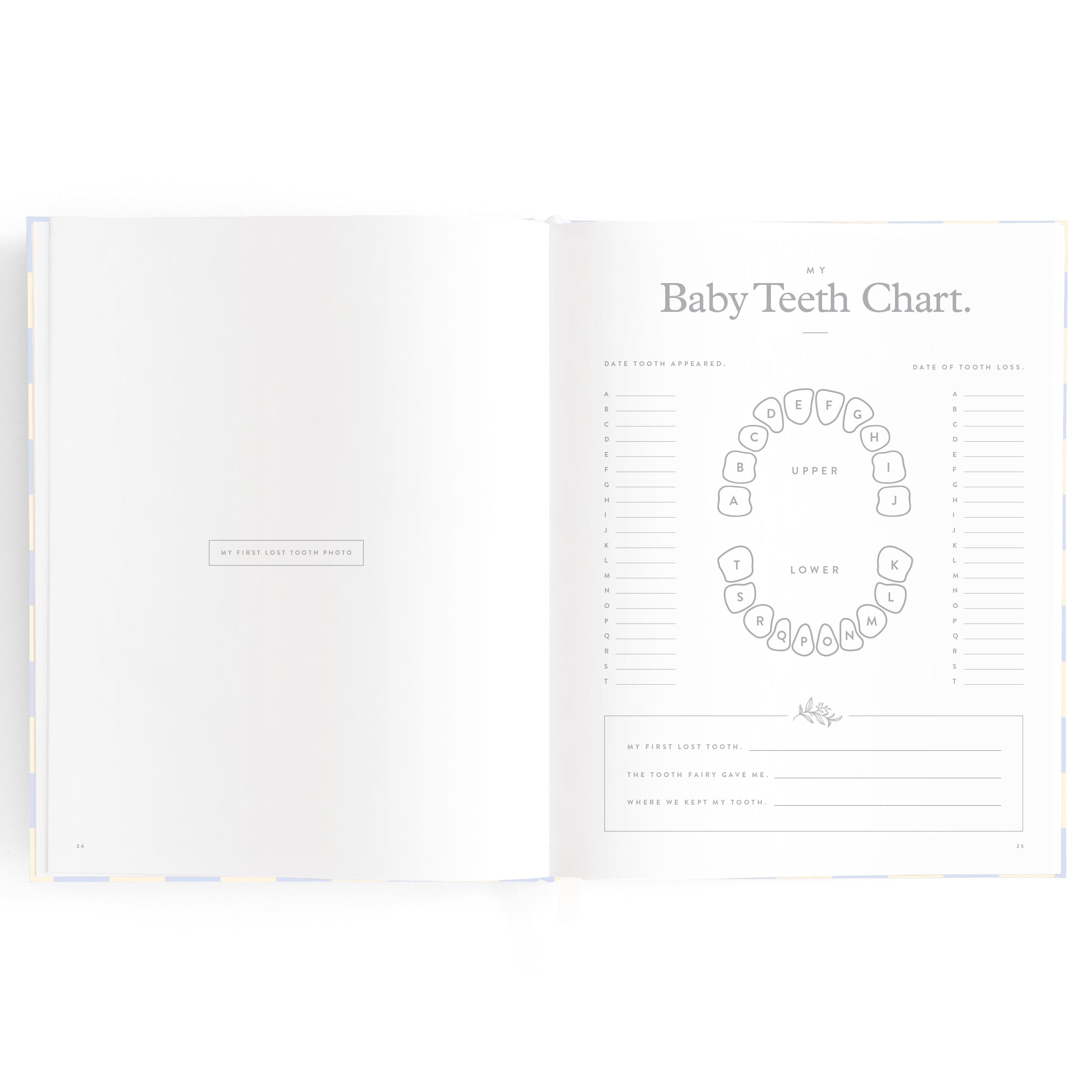 Baby Book Blue Check Boxed - 3rd Edition