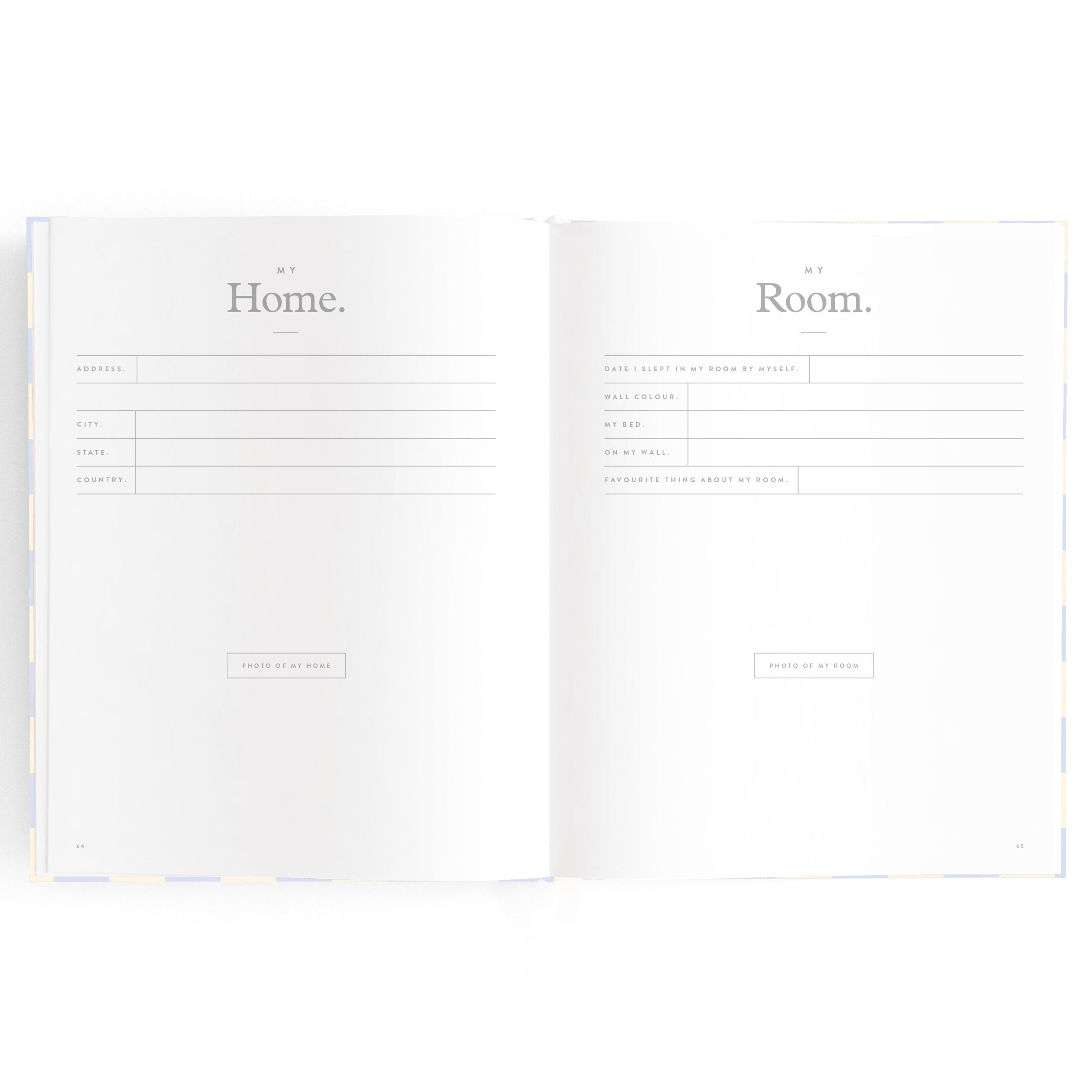 Baby Book Blue Check - 3rd Edition