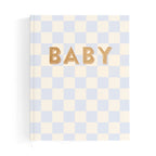 Baby Book Blue Check Boxed - 3rd Edition
