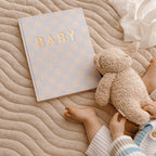 Baby Book Blue Check - 3rd Edition