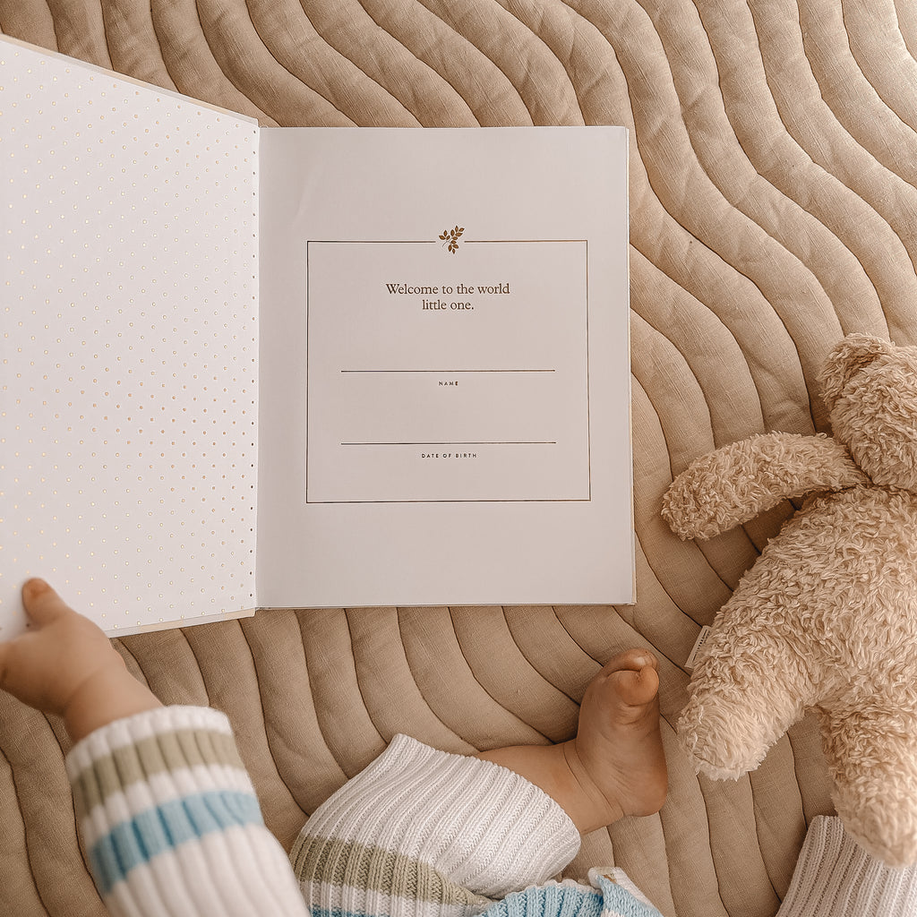 Baby Book Blue Check - 3rd Edition