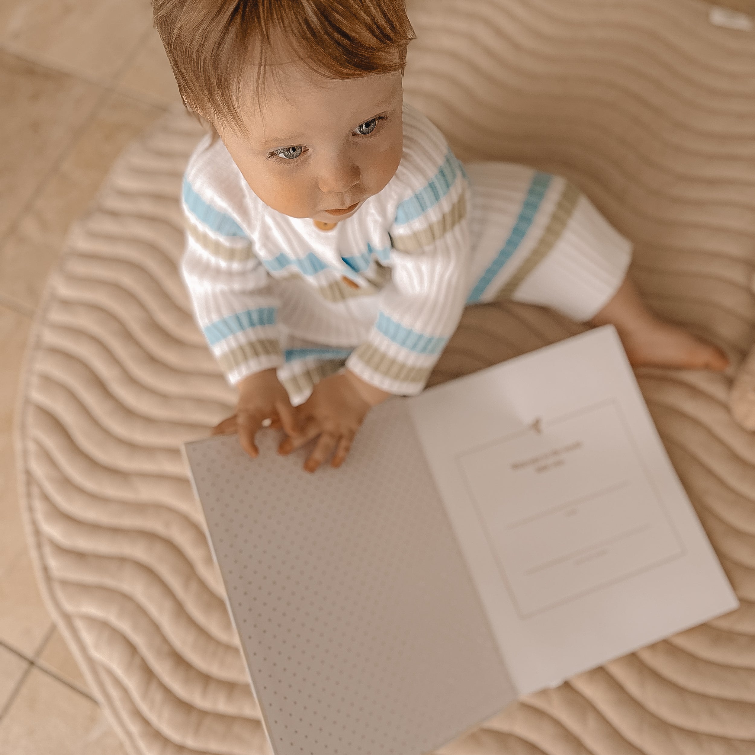 Baby Book Blue Check - 3rd Edition