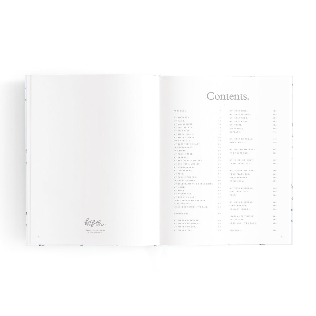 Mini Baby Book Bluebell - SECONDS