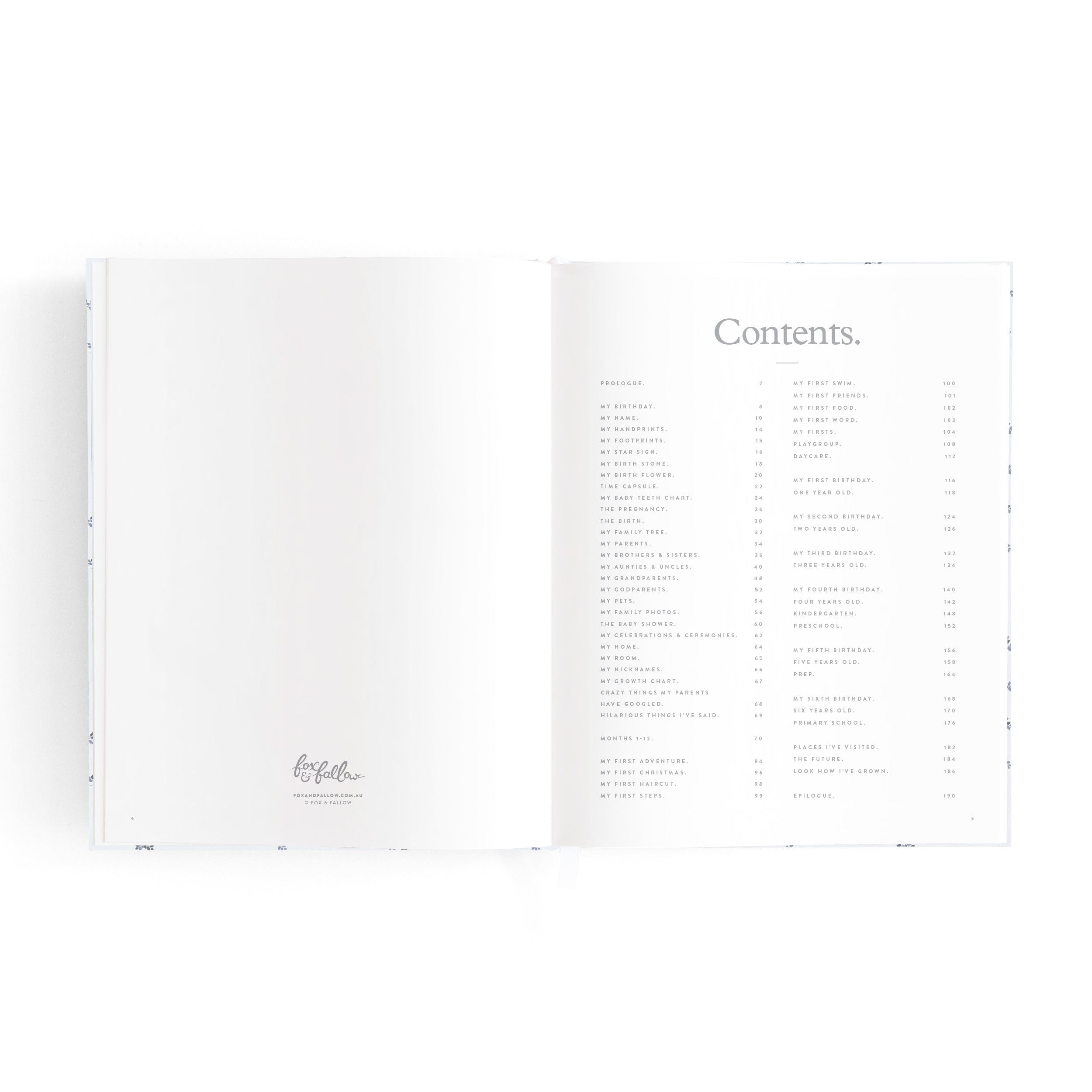 Mini Baby Book Bluebell - SECONDS