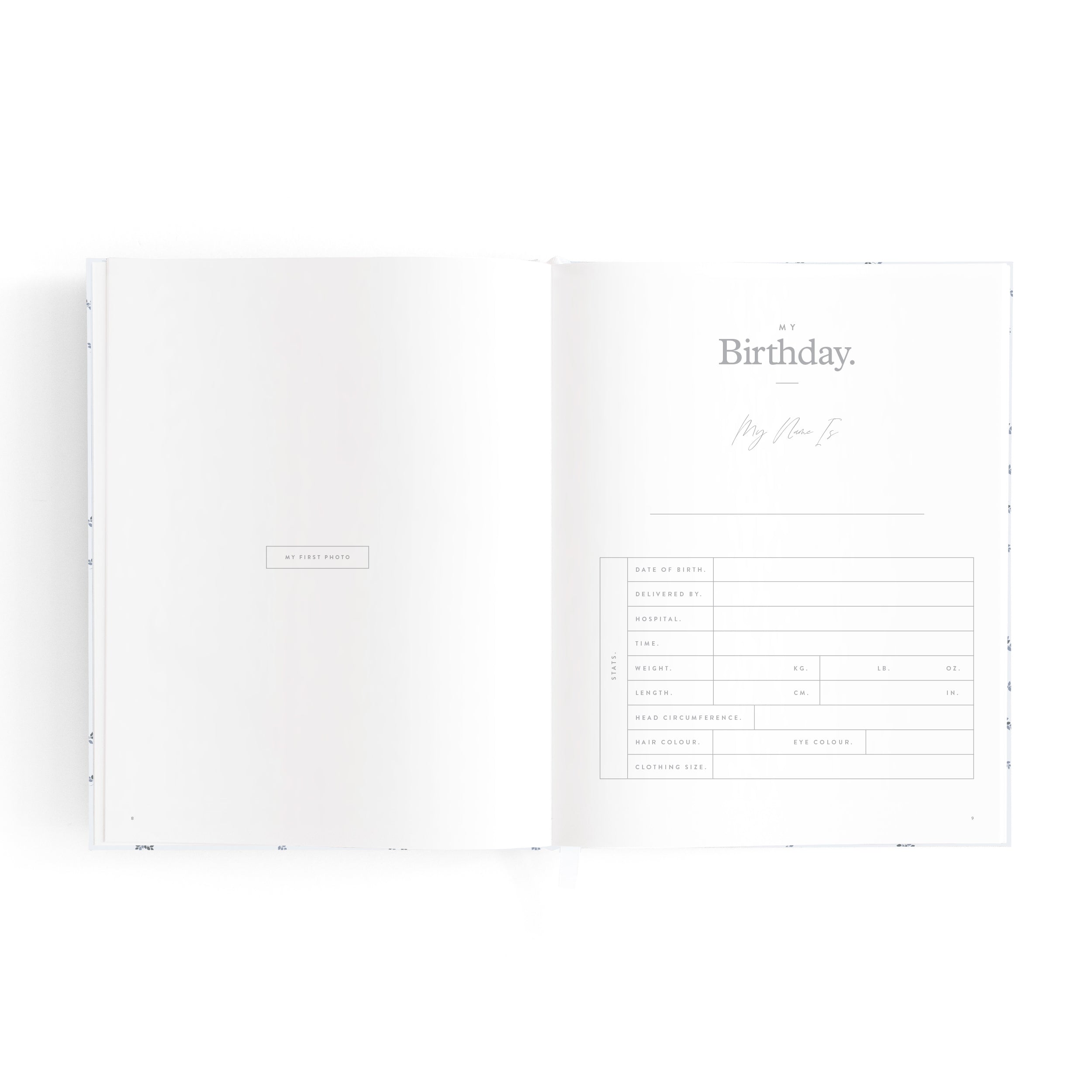 Mini Baby Book Bluebell Boxed