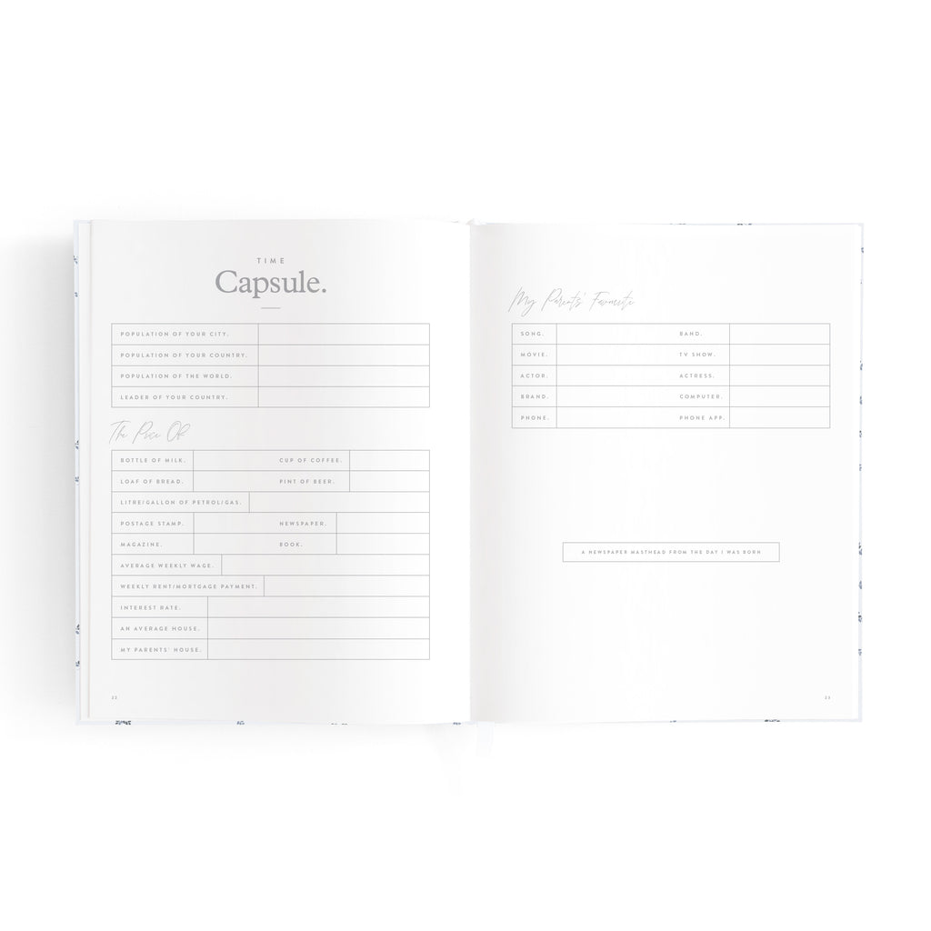 Mini Baby Book Bluebell