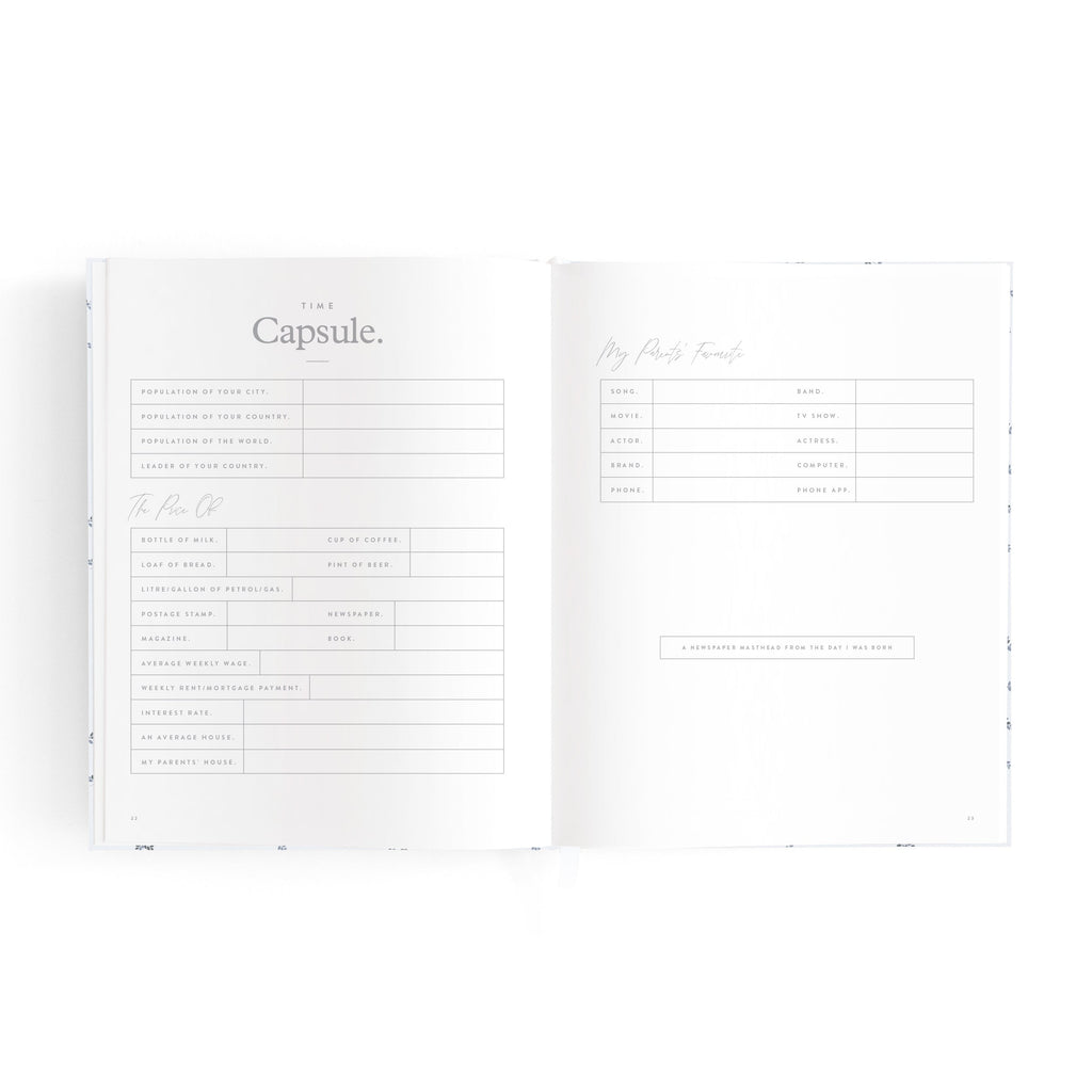 Mini Baby Book Bluebell - SECONDS