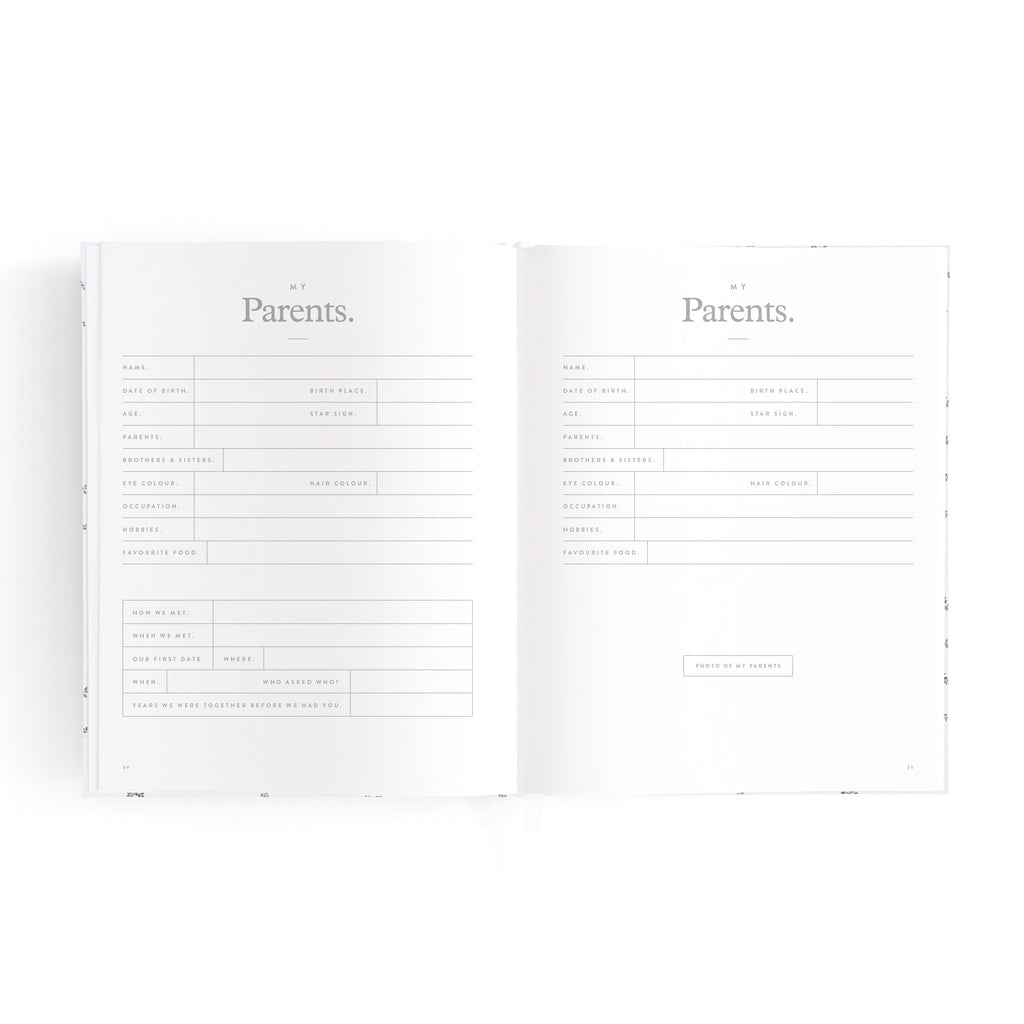 Mini Baby Book Bluebell - SECONDS