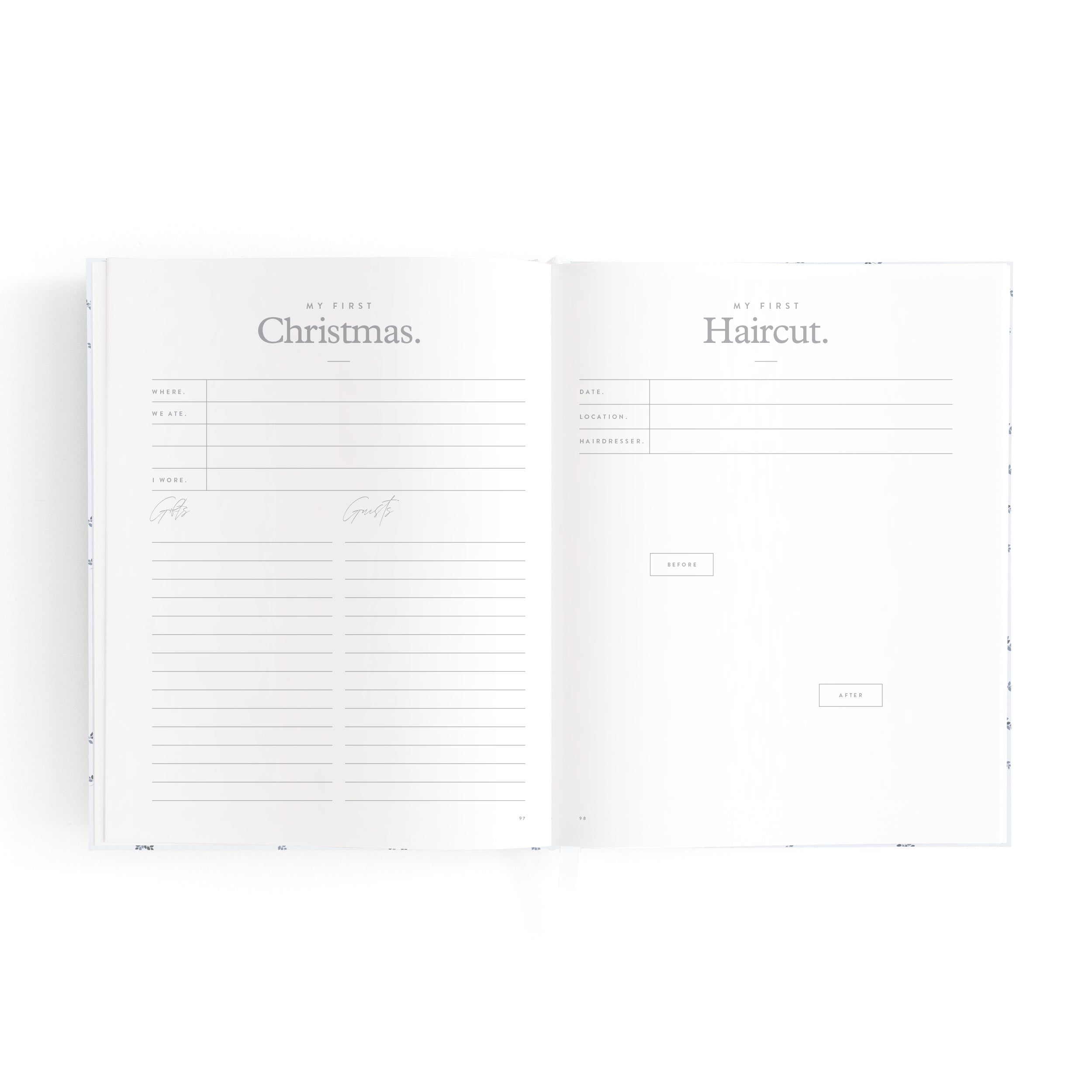 Mini Baby Book Bluebell - SECONDS