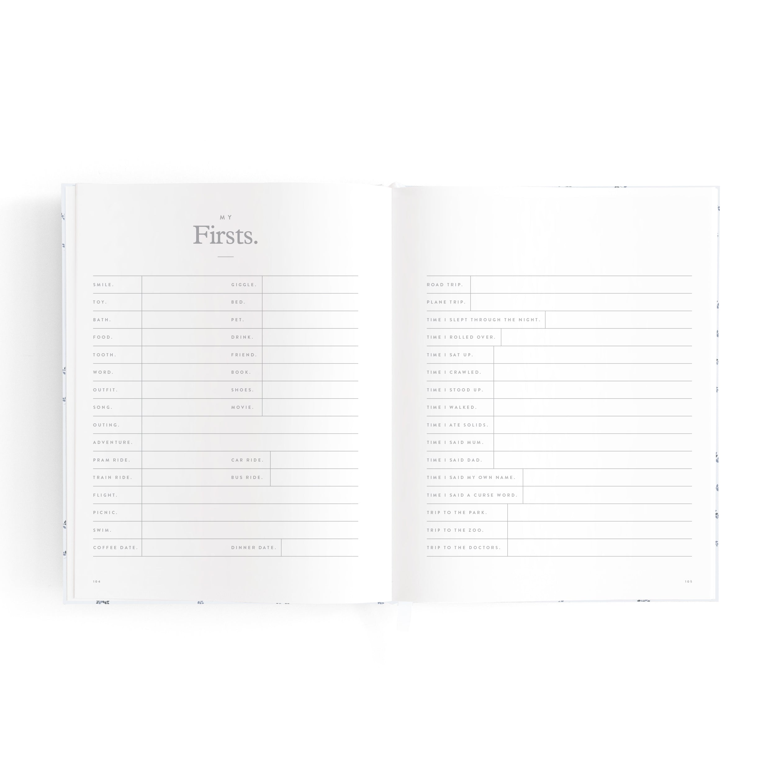 Mini Baby Book Bluebell