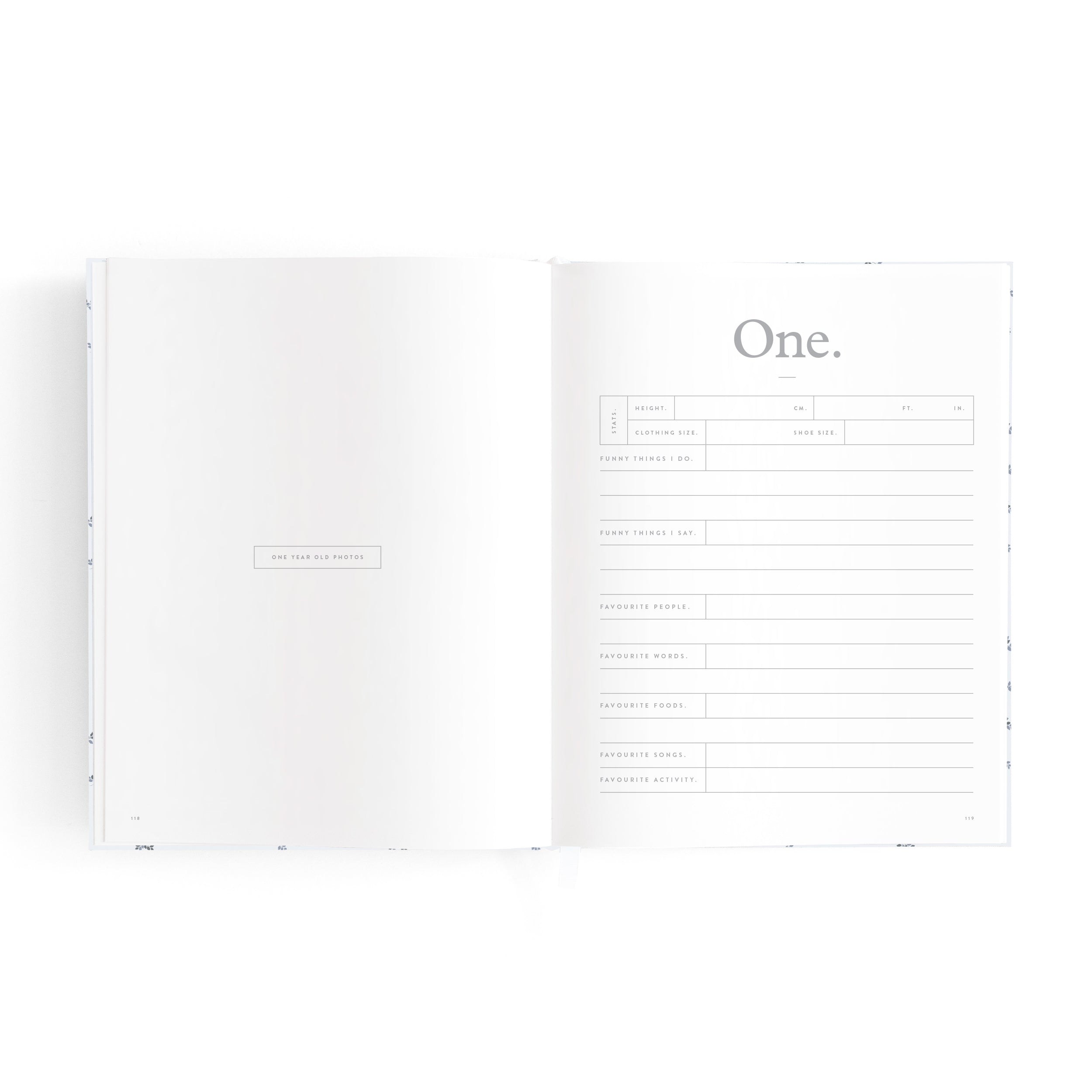 Mini Baby Book Bluebell - SECONDS