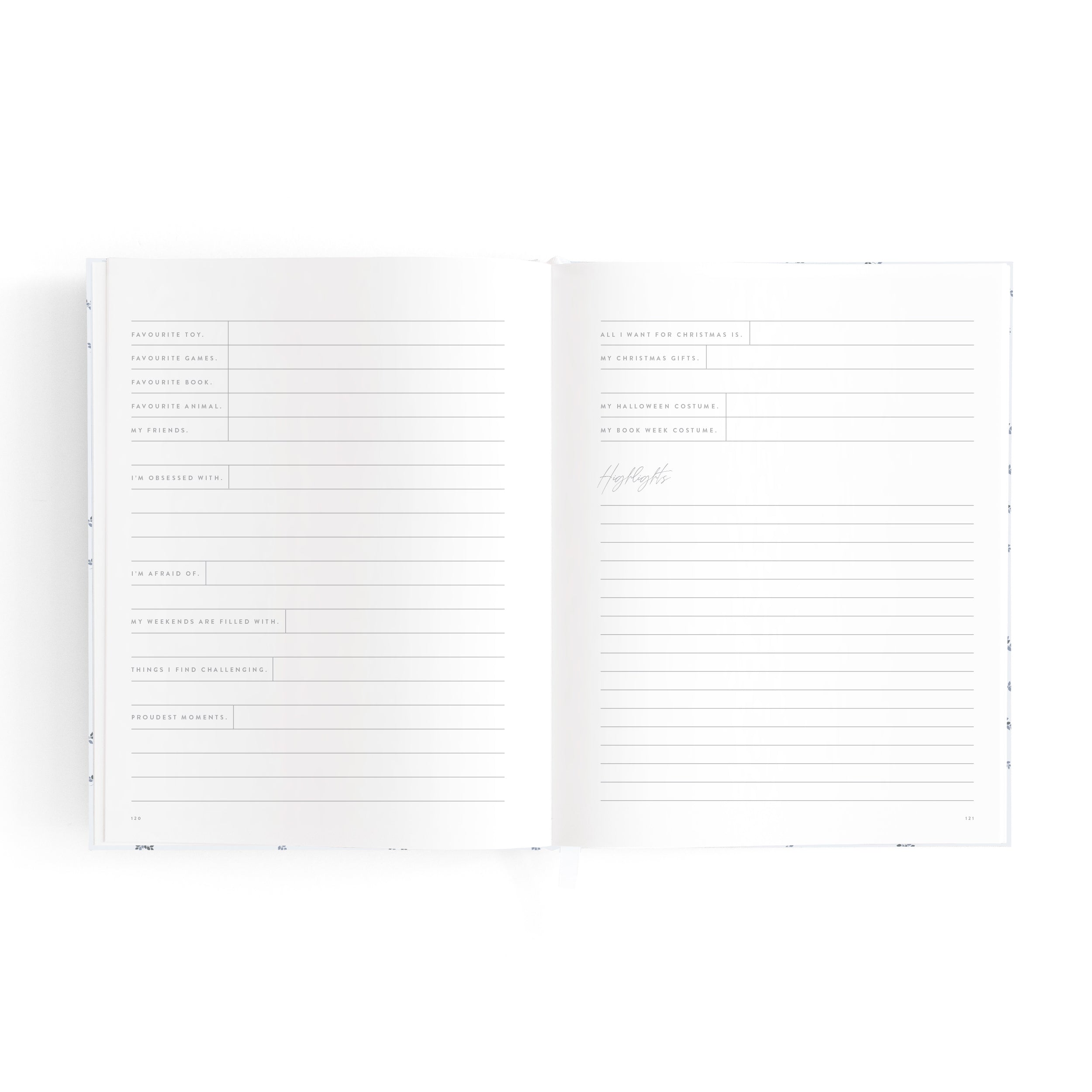 Mini Baby Book Bluebell - SECONDS