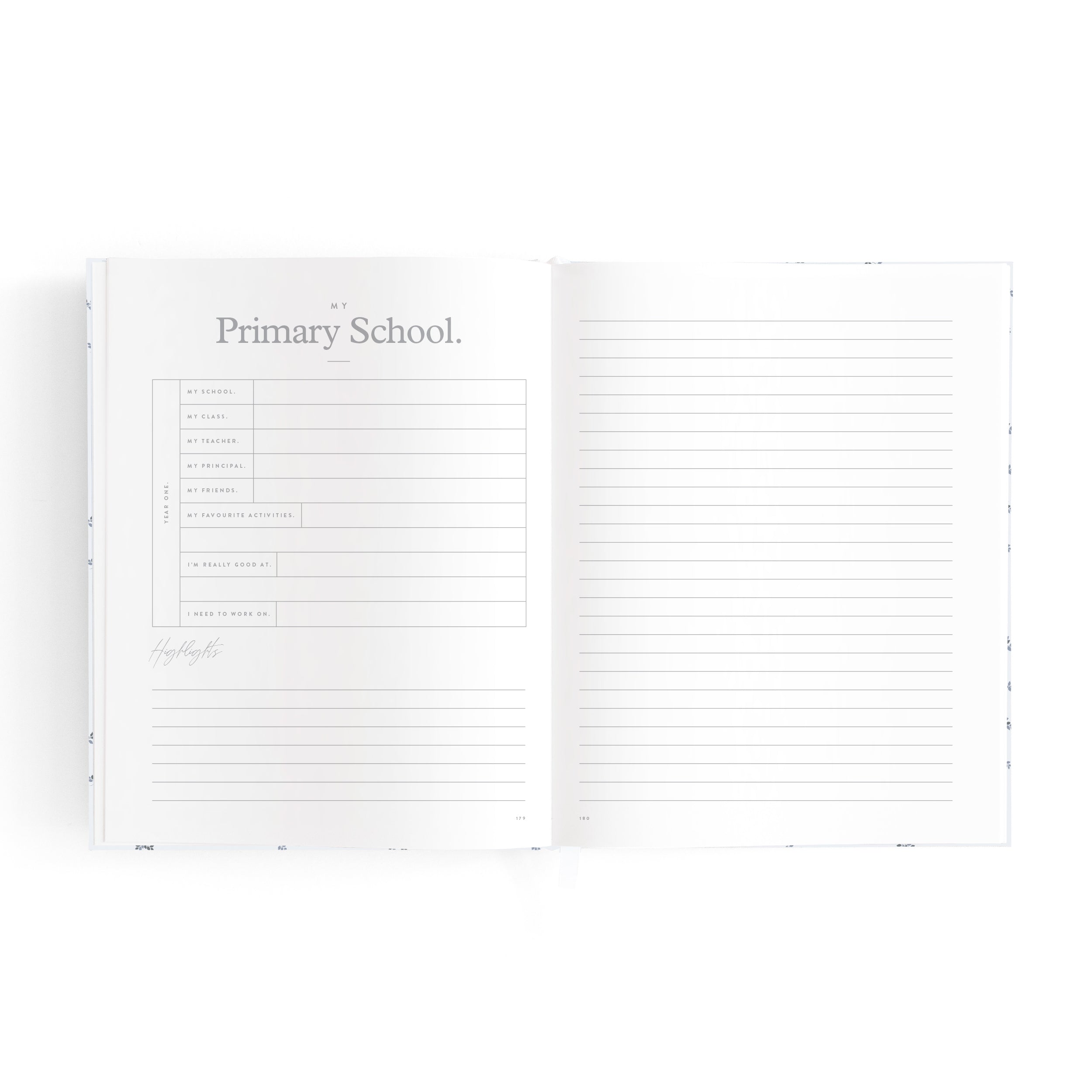 Mini Baby Book Bluebell - SECONDS