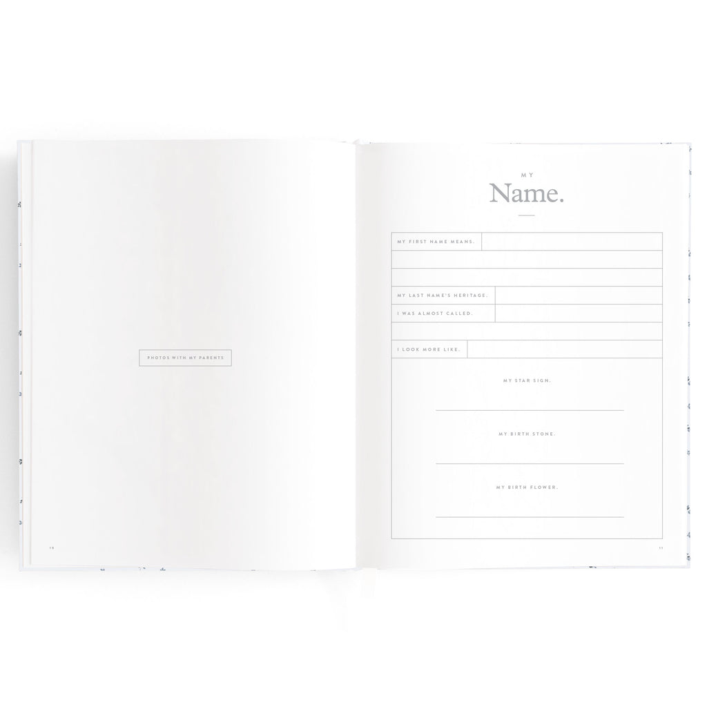 Baby Book Bluebell Boxed