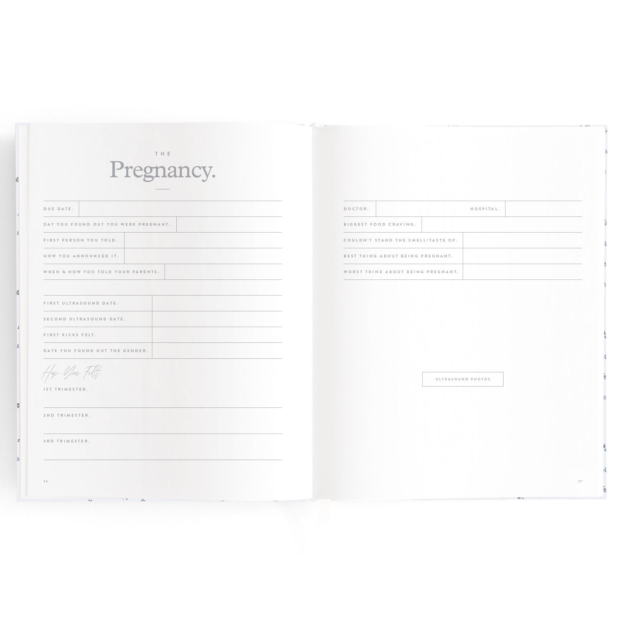 Baby Book Bluebell Boxed