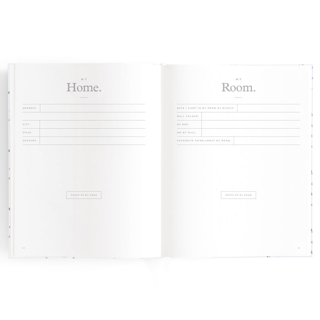 Baby Book Bluebell Boxed