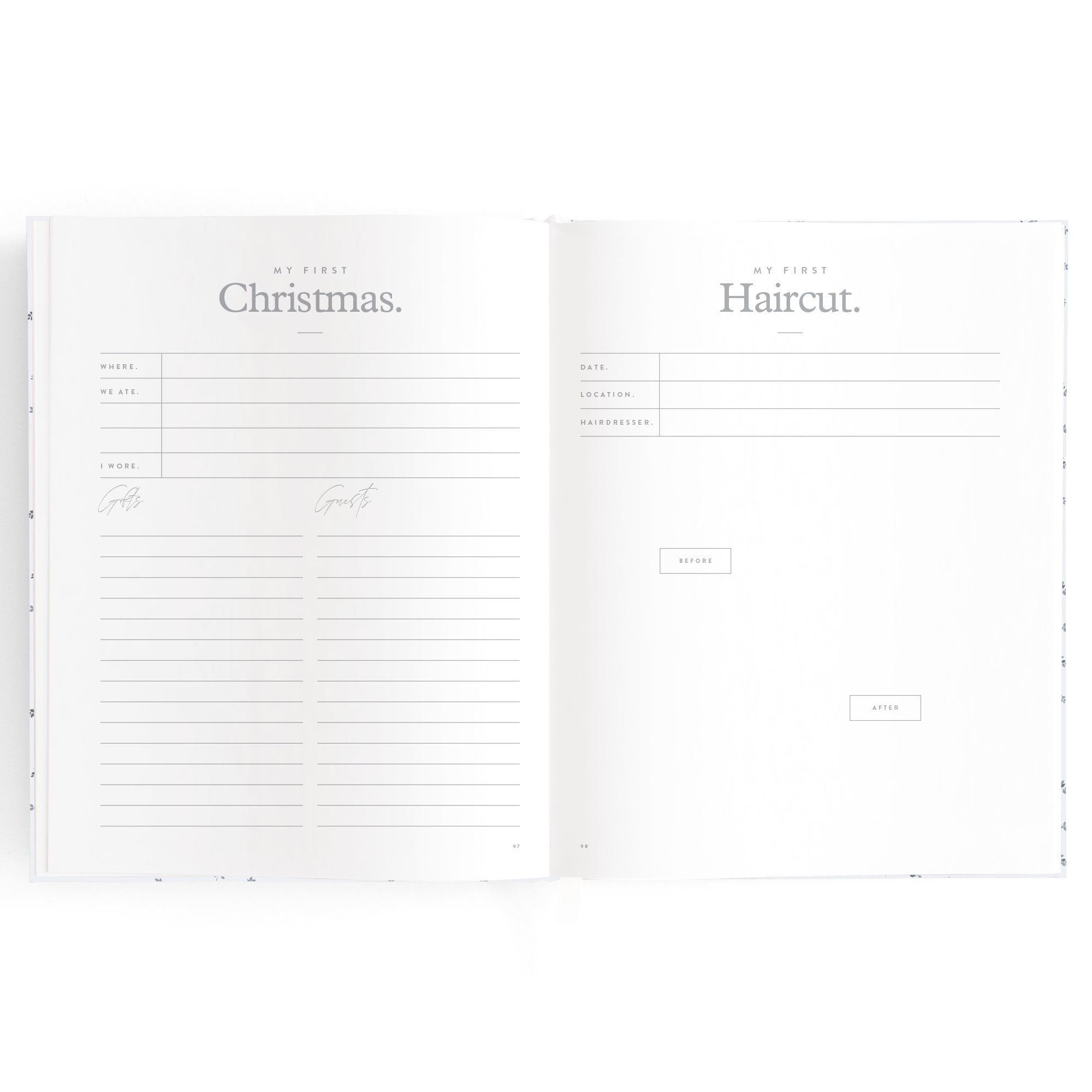 Baby Book Bluebell Boxed