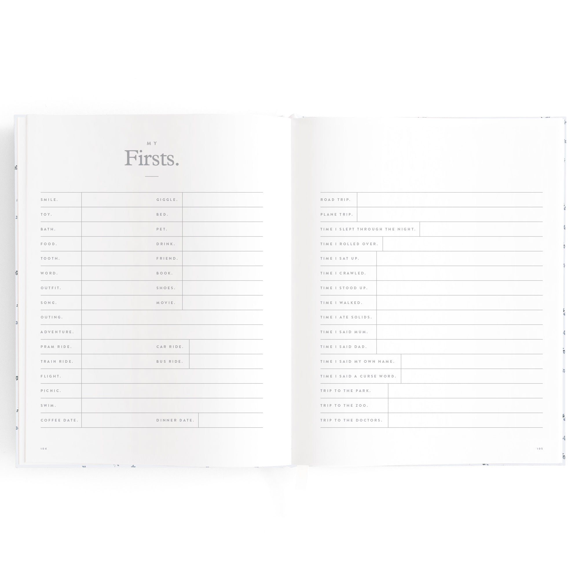 Baby Book Bluebell Boxed