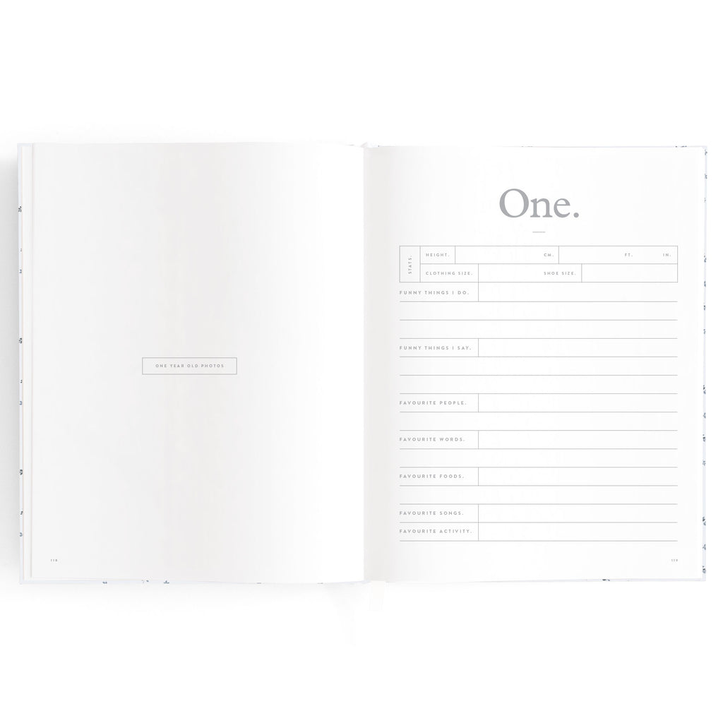 Baby Book Bluebell Boxed