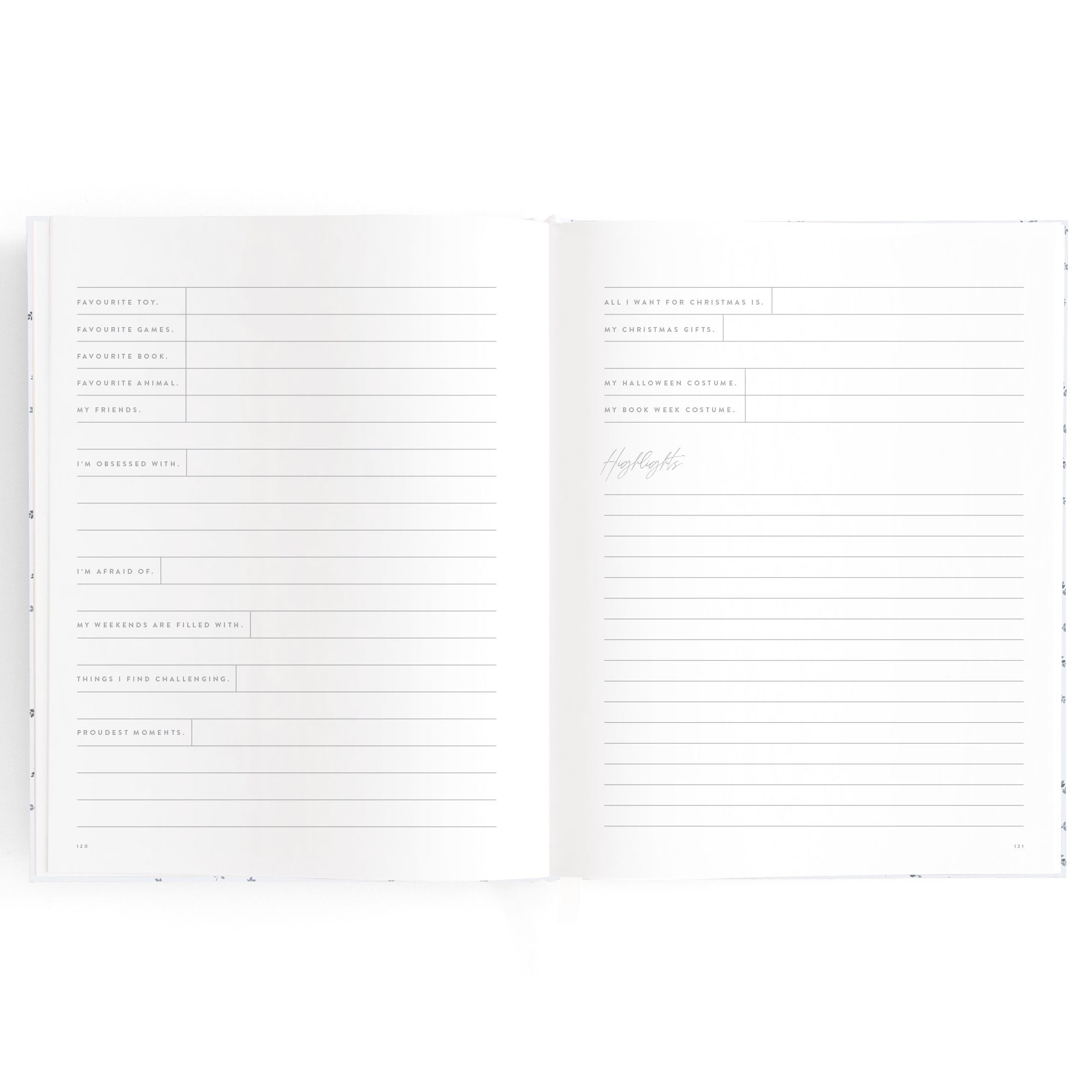 Baby Book Bluebell Boxed