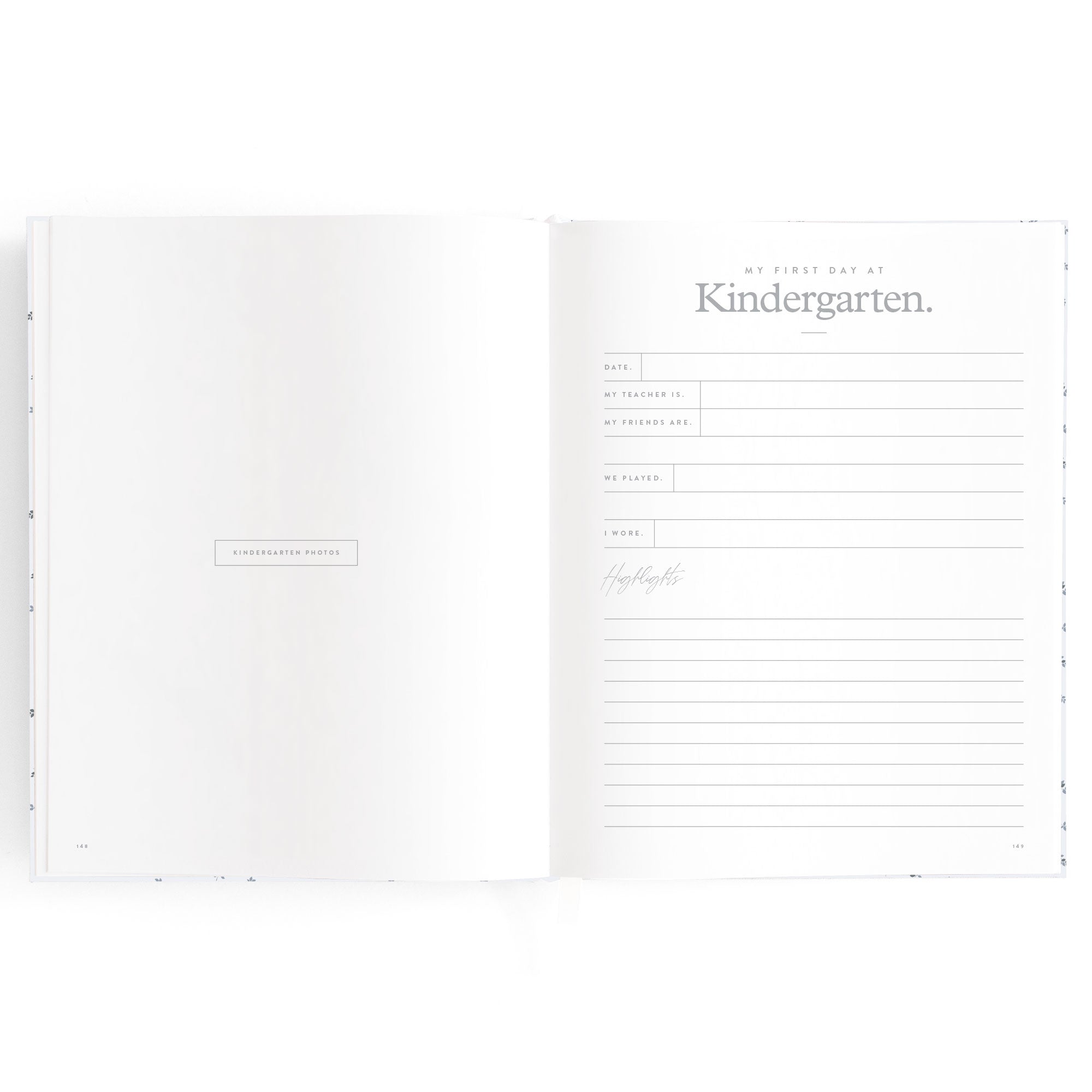 Baby Book Bluebell Boxed