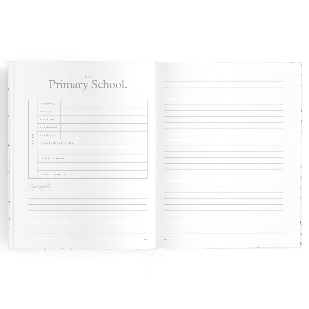 Baby Book Bluebell Boxed