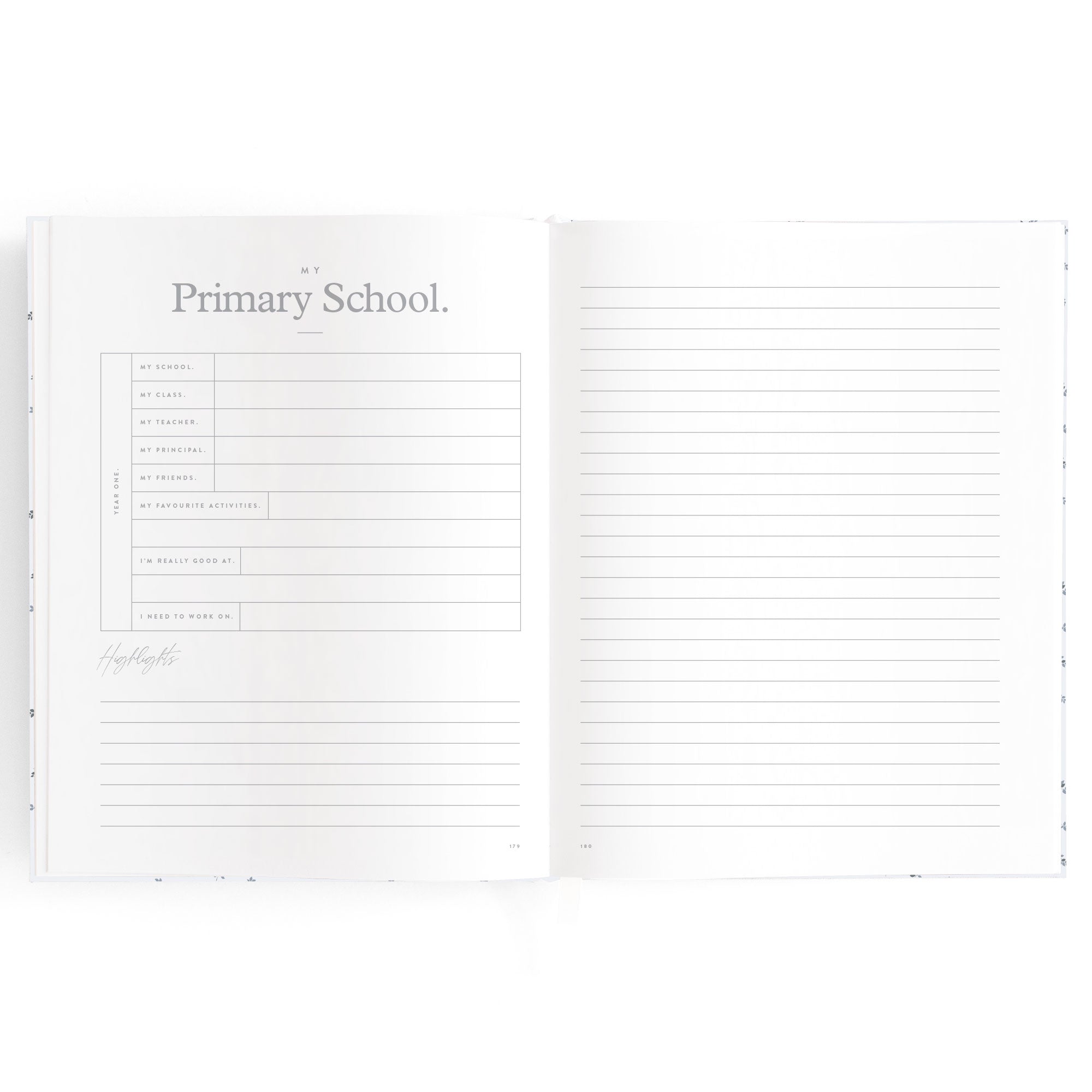 Baby Book Bluebell Boxed