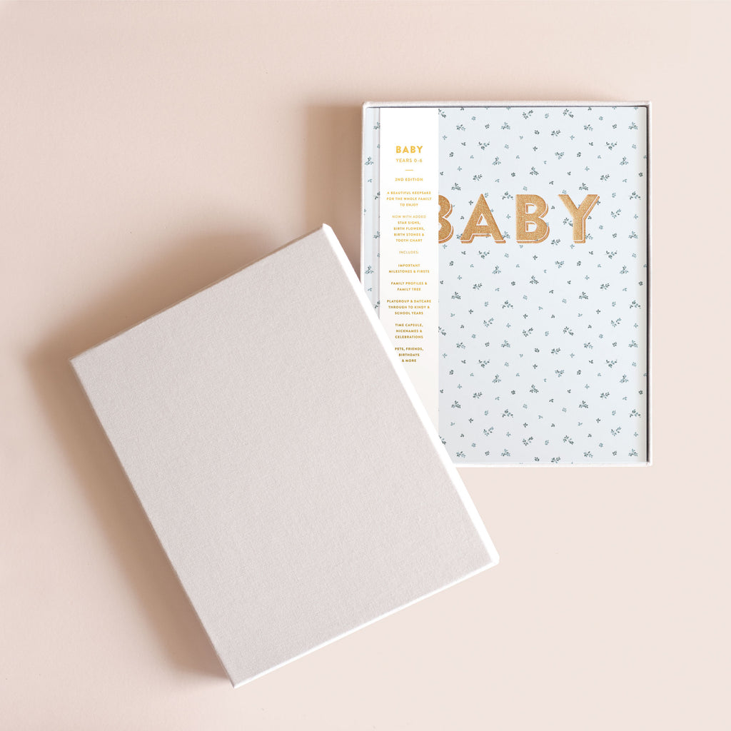 Baby Book Bluebell Boxed