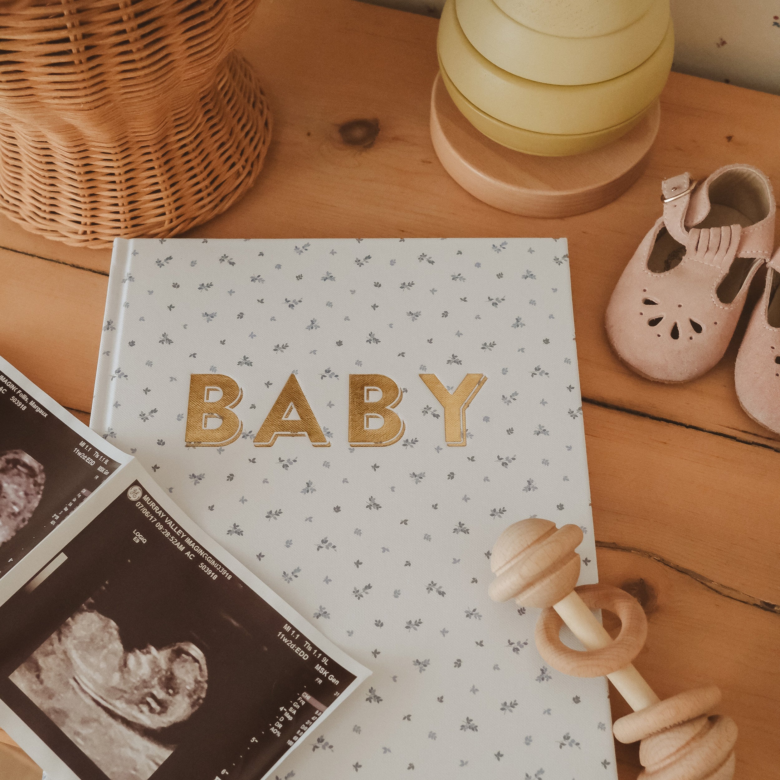 Baby Book Bluebell Boxed