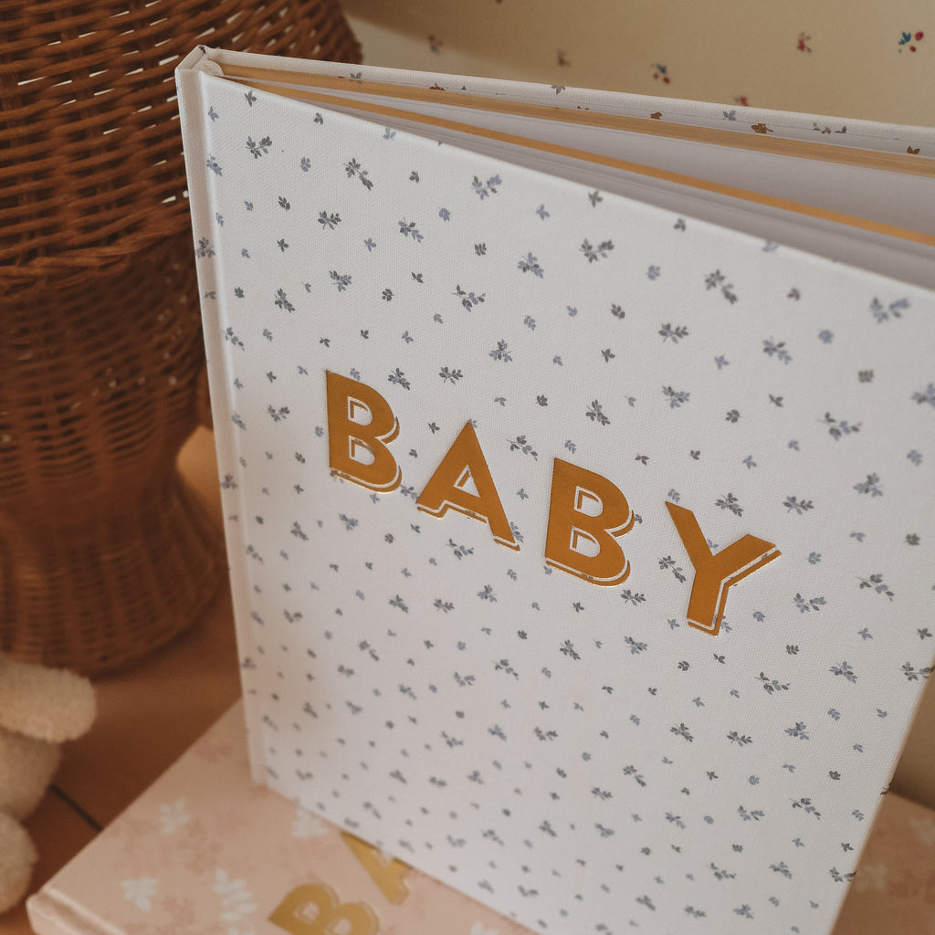 Baby Book Bluebell Boxed