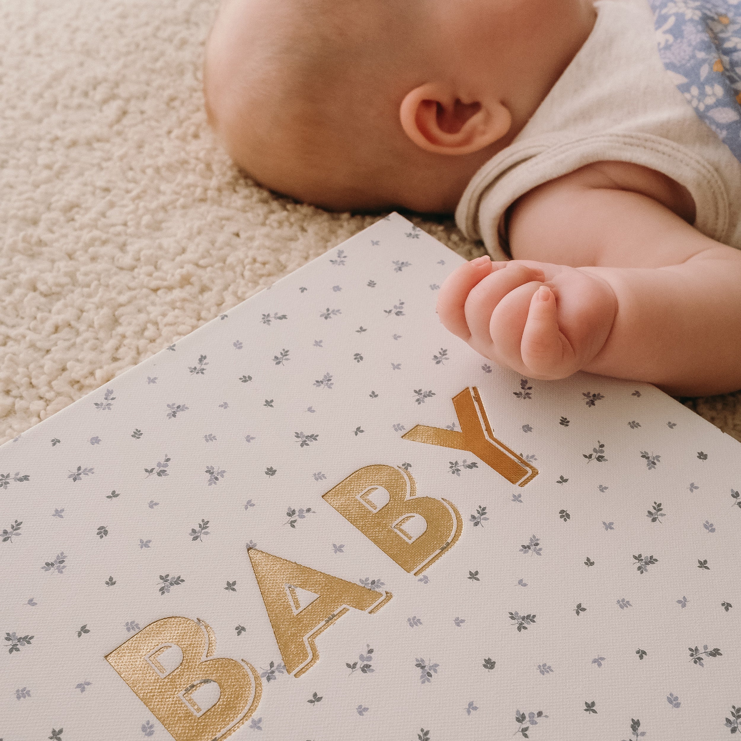 Baby Book Bluebell Boxed