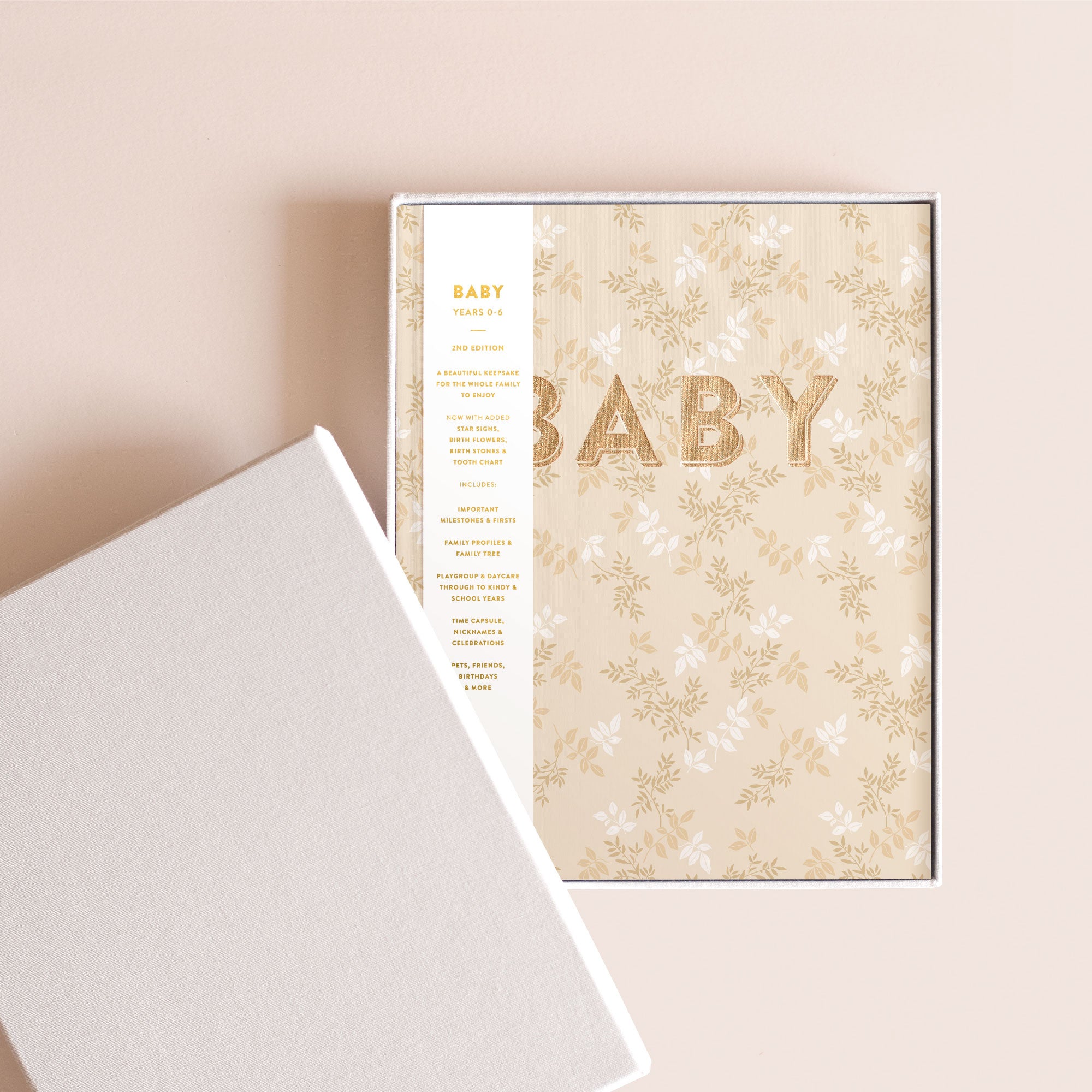 Baby Book Cedarwood Boxed - Baby Journal Cedarwood Boxed – Fox & Fallow