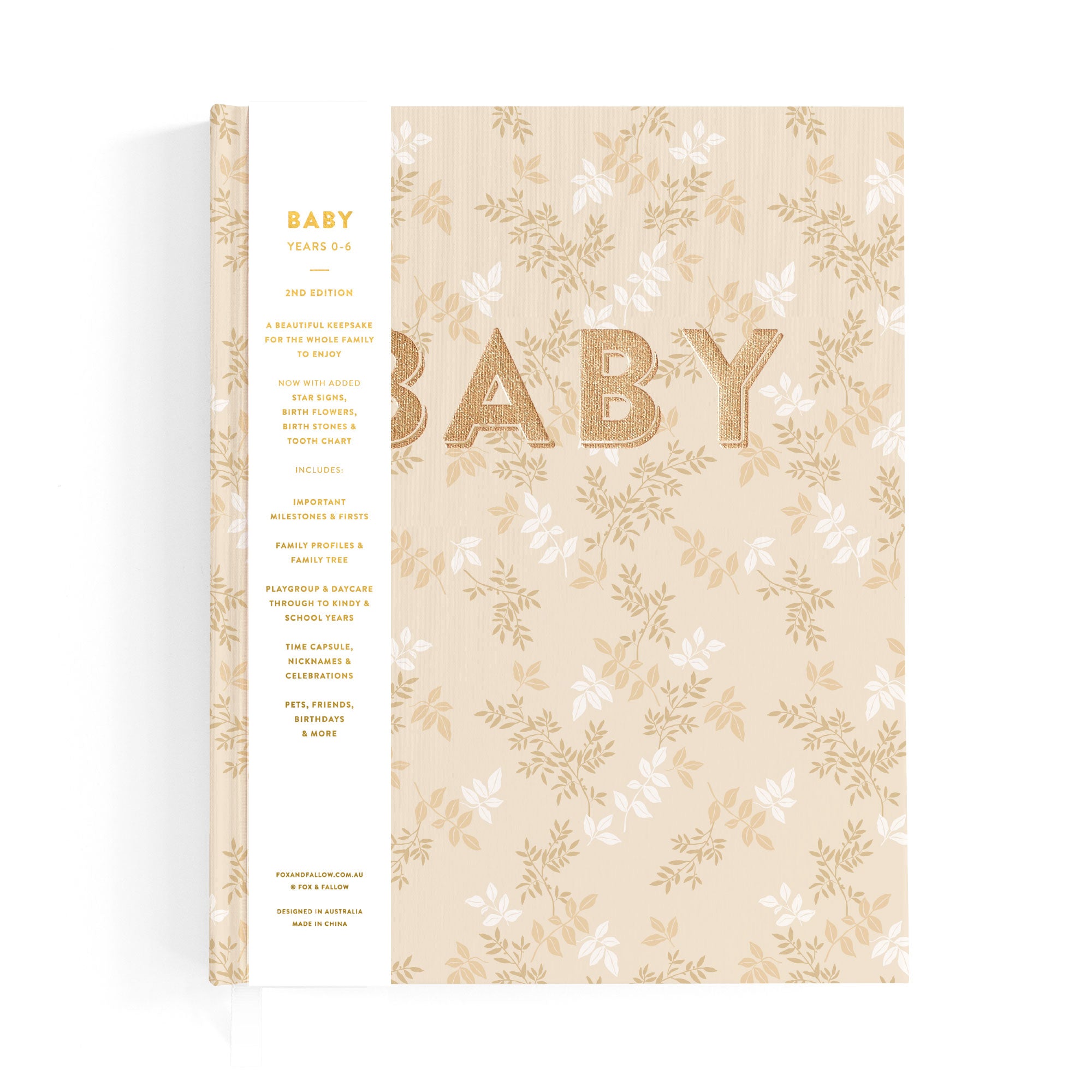 Baby Book Cedarwood Boxed
