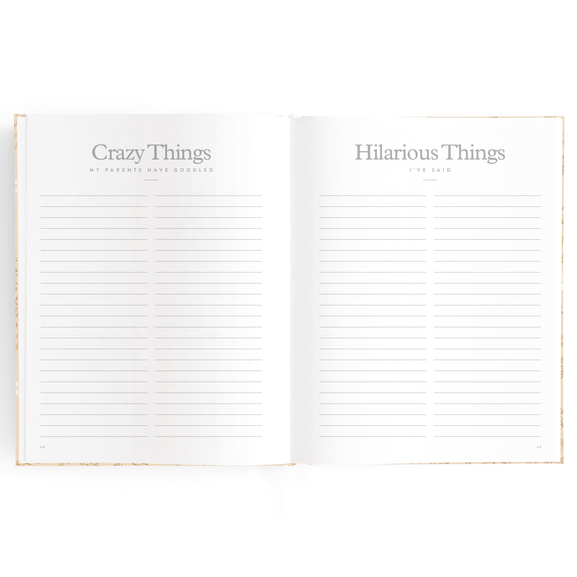 Baby Book Cedarwood Boxed