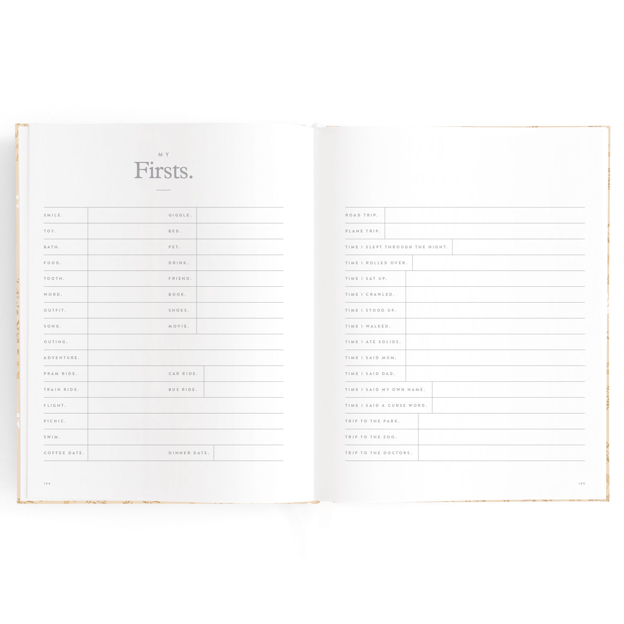 Baby Book Cedarwood Boxed