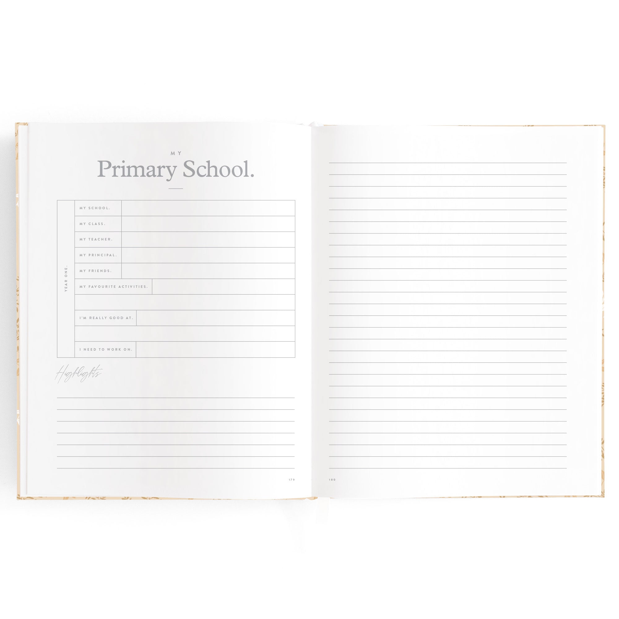 Baby Book Cedarwood Boxed