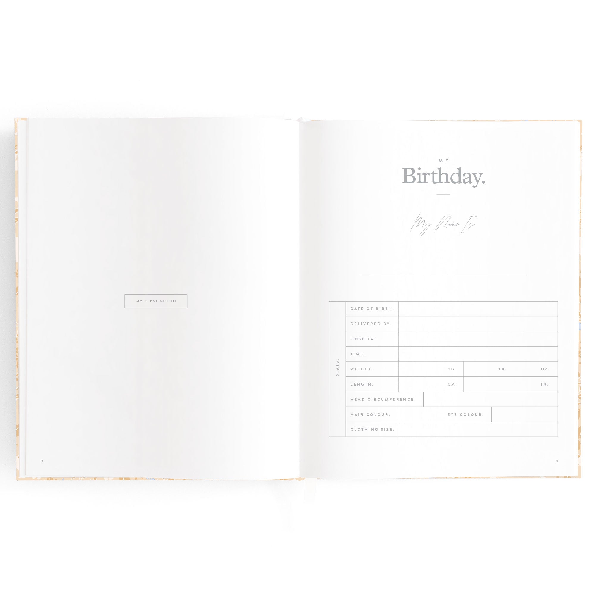 Baby Book Forest Friends Maple - SECONDS