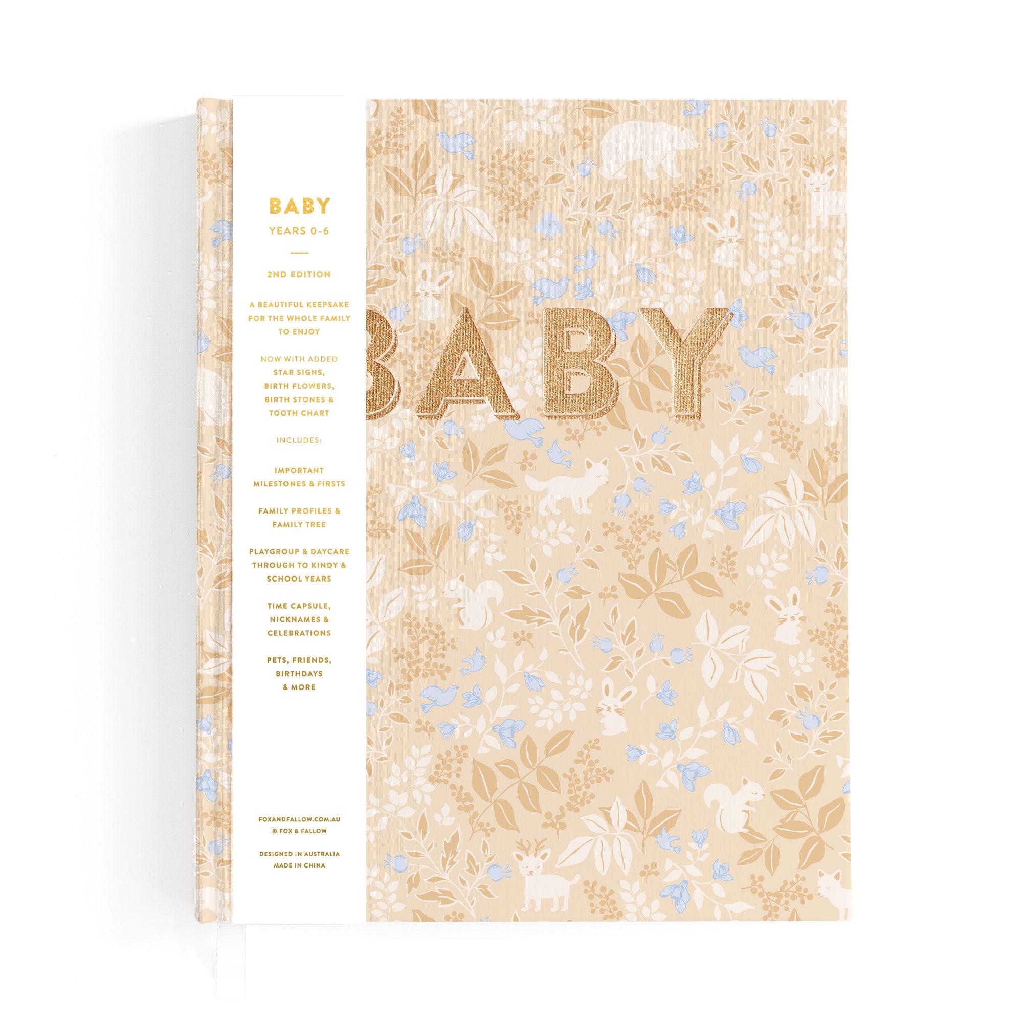 Baby Book Forest Friends Maple - SECONDS