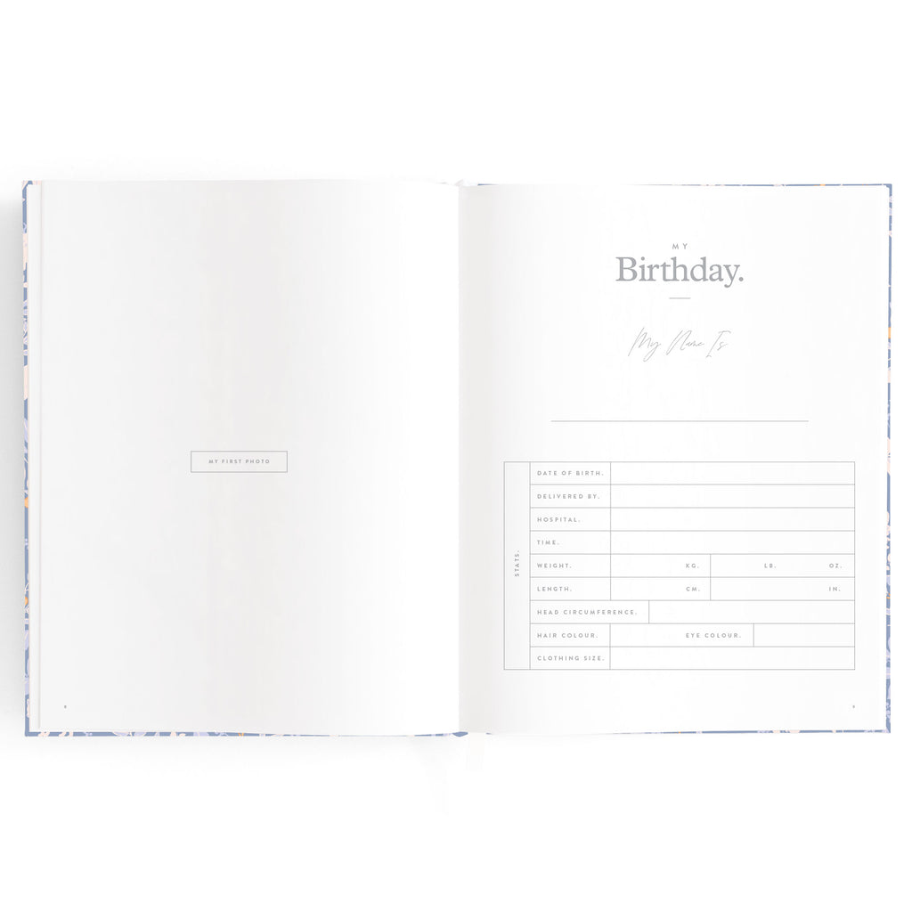 Baby Book Forest Friends Cornflower Boxed