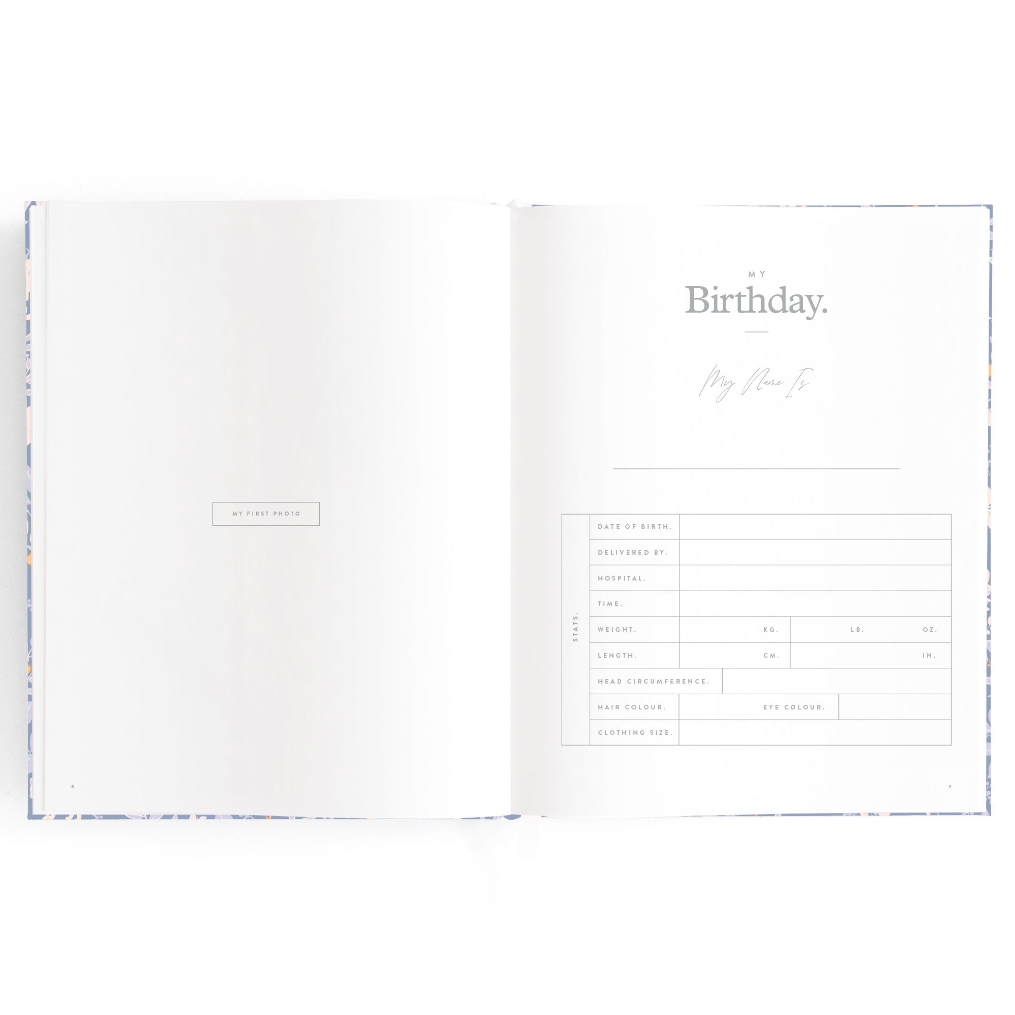 Baby Book Forest Friends Cornflower Boxed