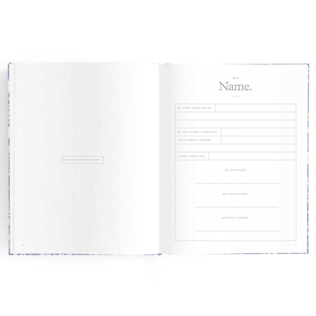 Baby Book Forest Friends Cornflower Boxed