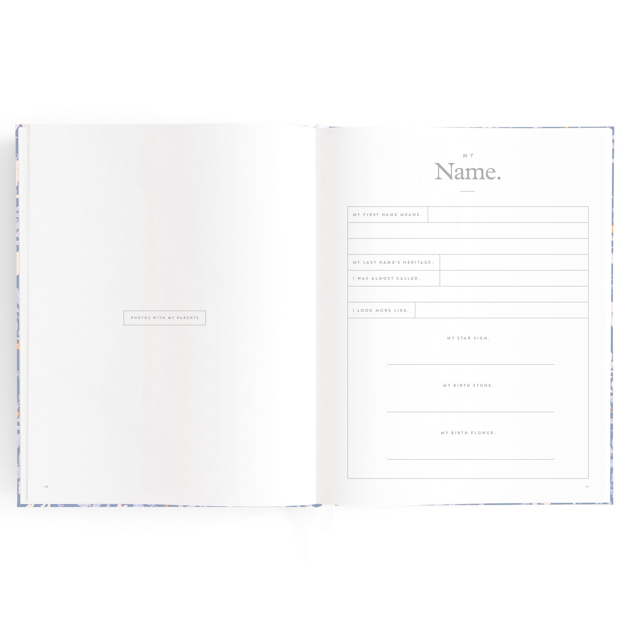 Baby Book Forest Friends Cornflower Boxed