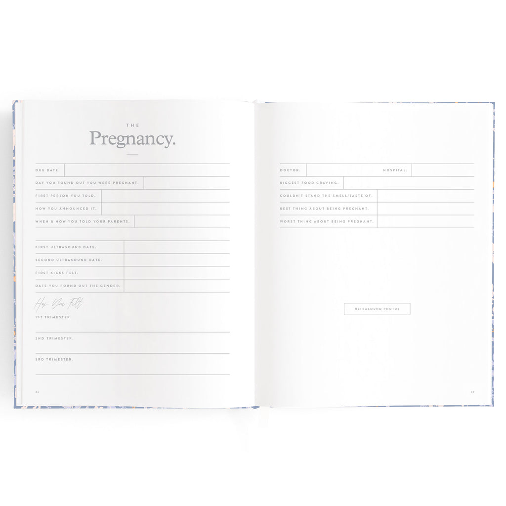 Baby Book Forest Friends Cornflower Boxed