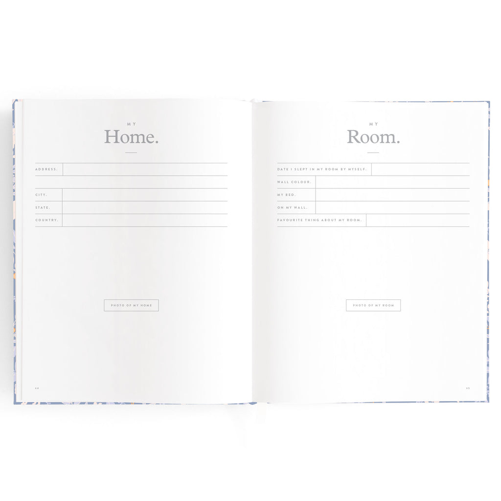 Baby Book Forest Friends Cornflower Boxed